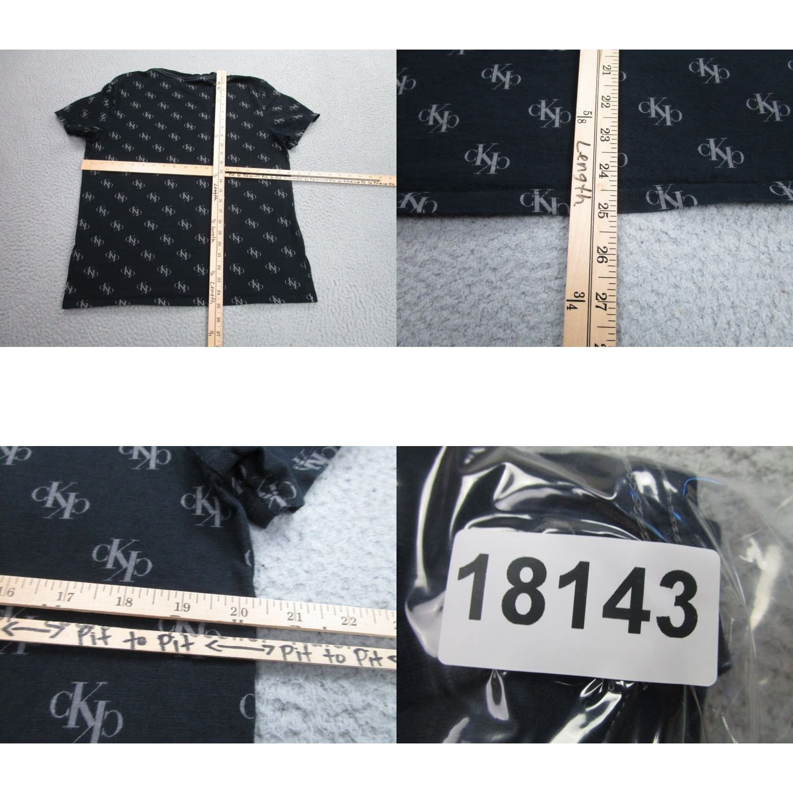 Calvin Klein VINTAGE Calvin Klein Graphic Print Short Sleeve T-Shirt Mens M Black Size US M / EU 48-50 / 2 - 8 Thumbnail