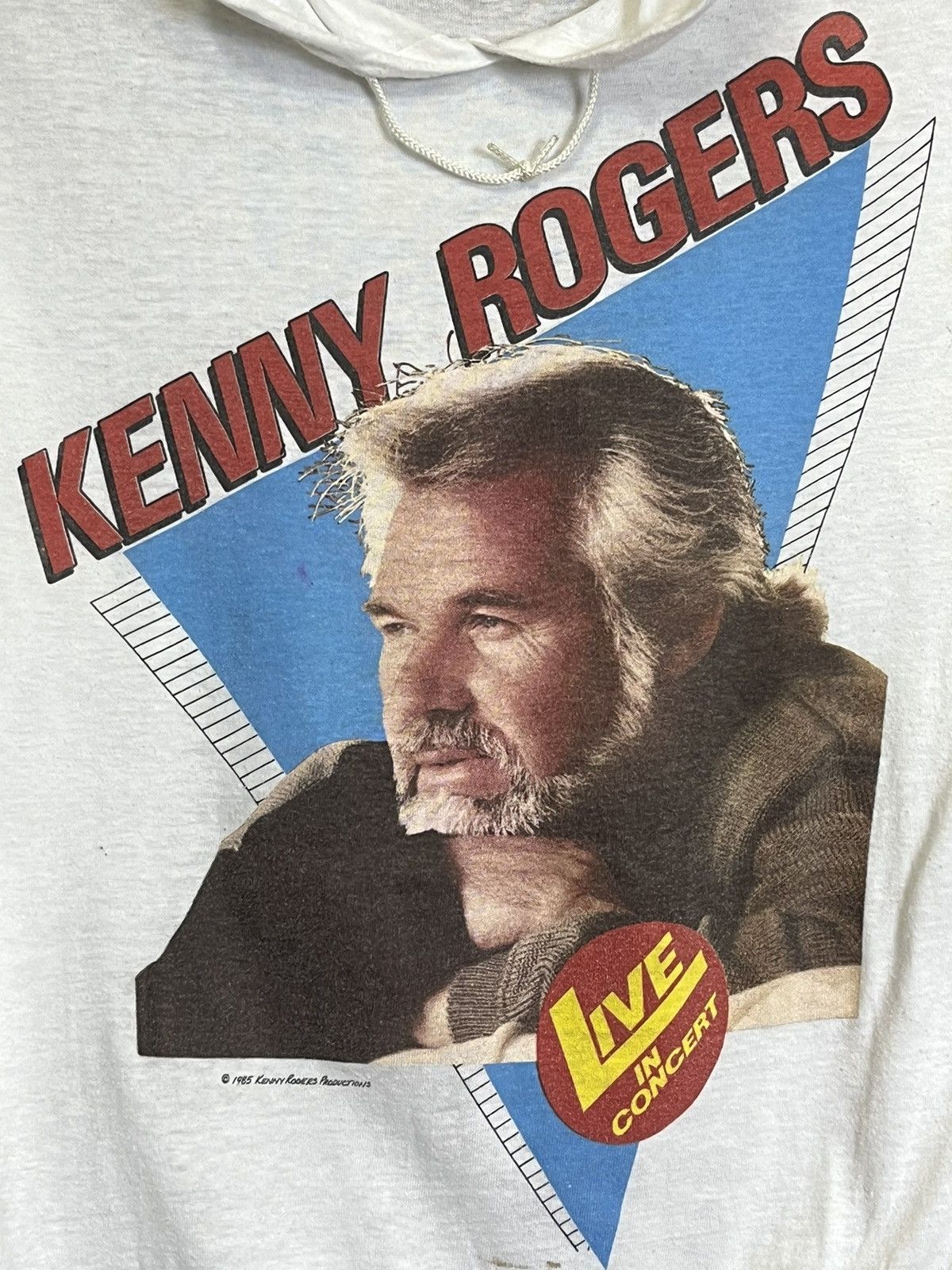 Band Tees RARE🔥VINTAGE 80s KENNY ROGERS TOUR 1985 PAPER THIN HOODIES Size US S / EU 44-46 / 1 - 3 Thumbnail