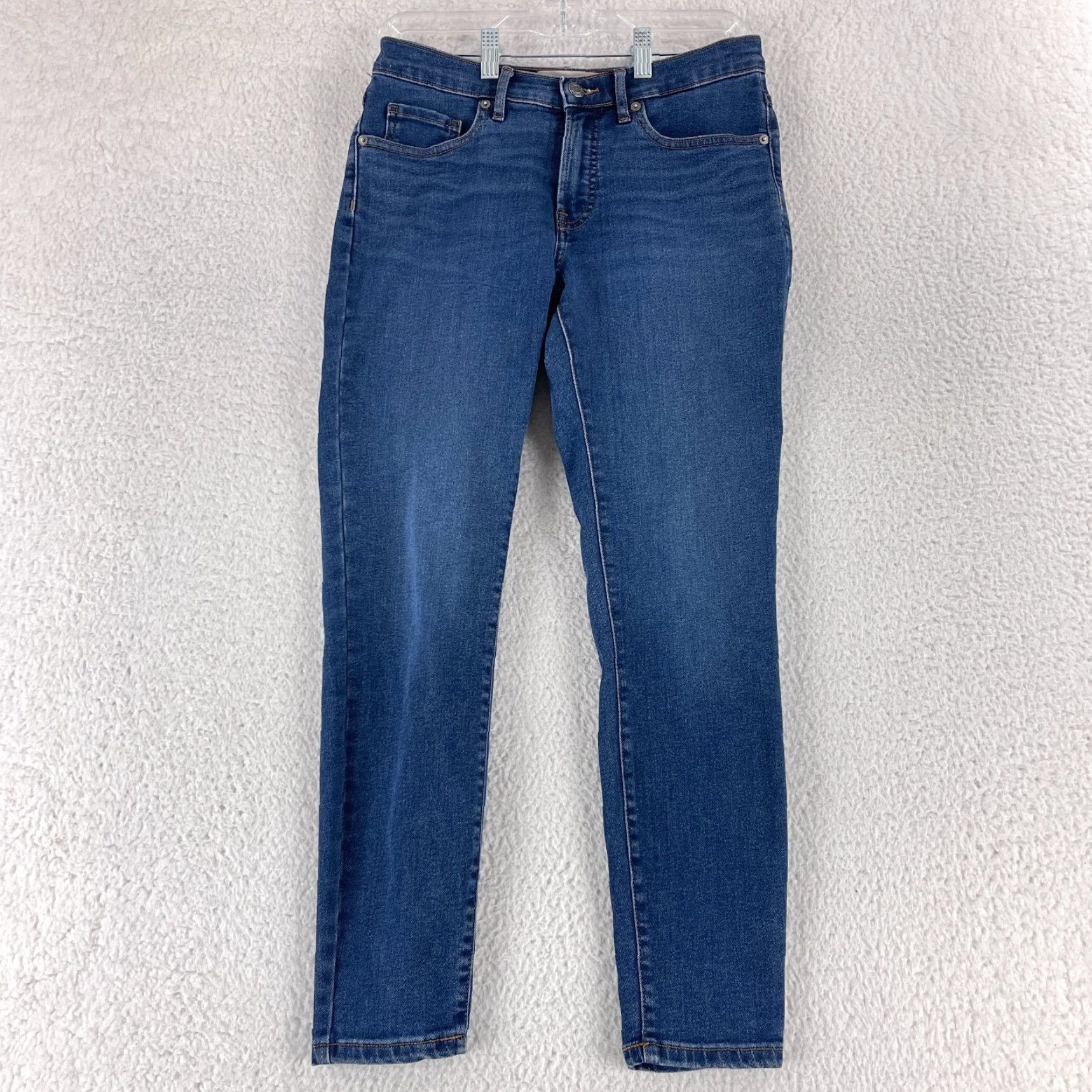 Everlane Everlane Jeans Womens Mid-Rise Blue Denim Skinny 5-Pocket Size 28 Comfortable Stretch Casual 90s City Preppy Vintage: No Mens Womens Girls Size 28" / US 6 / IT 42 - 2 Thumbnail