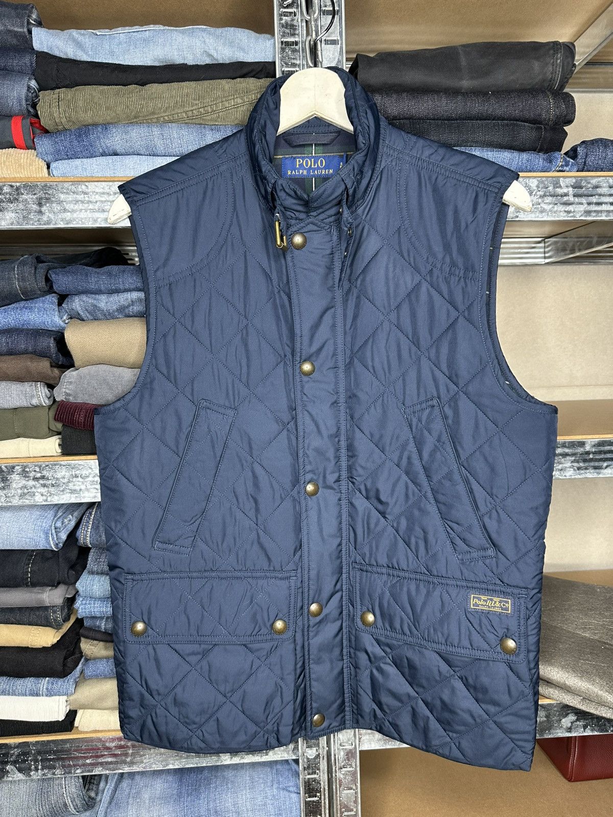 Polo Ralph Lauren Polo Ralph Lauren Quilted Vest Mens Sz S Tartan Lined Gilet Size US S / EU 44-46 / 1 - 1 Thumbnail