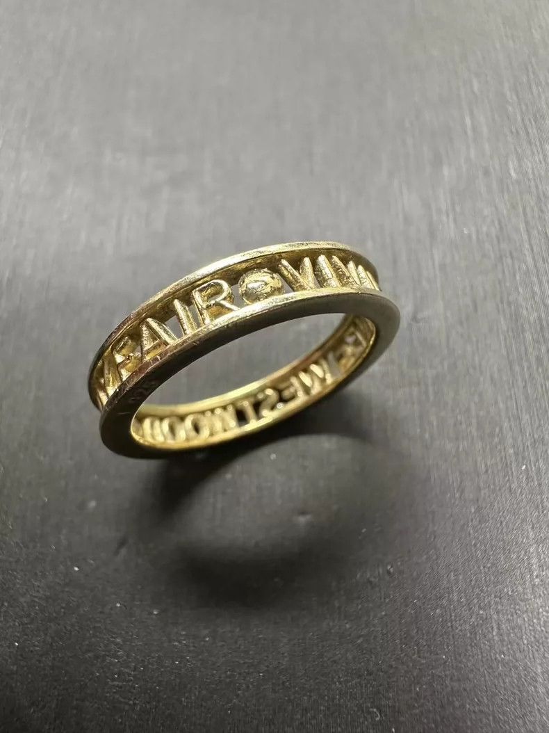 Vivienne Westwood Saturn openwork alphabet ring