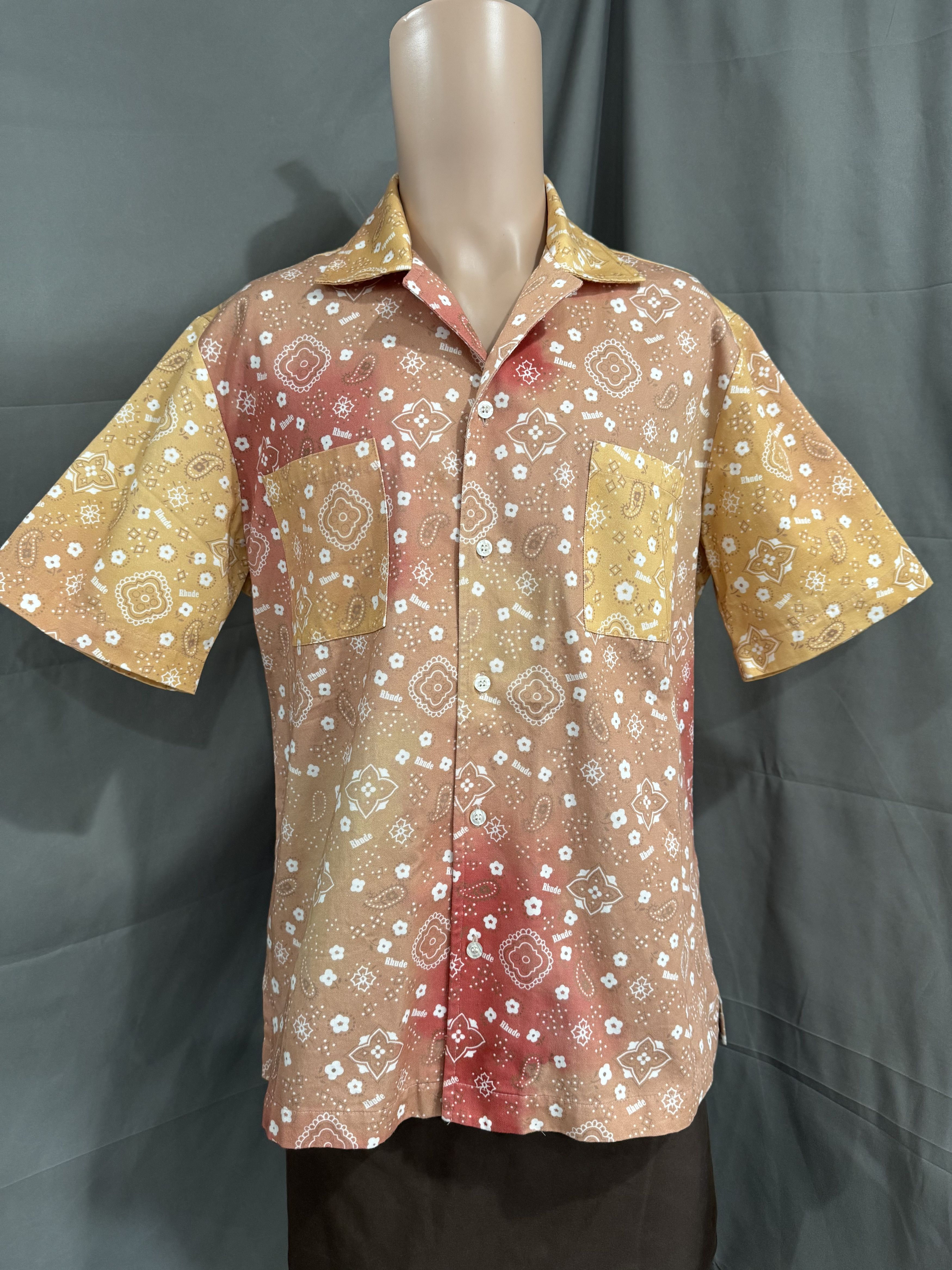 Rhude Rhude Bandana Paisley Button Up Shirt Size Small Size US S / EU 44-46 / 1 - 1 Thumbnail