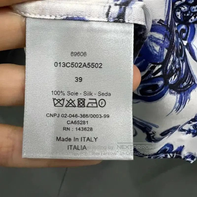Dior Dior Multicolor Cotton Long Sleeve Shirt . Size US M / EU 48-50 / 2 - 3 Thumbnail
