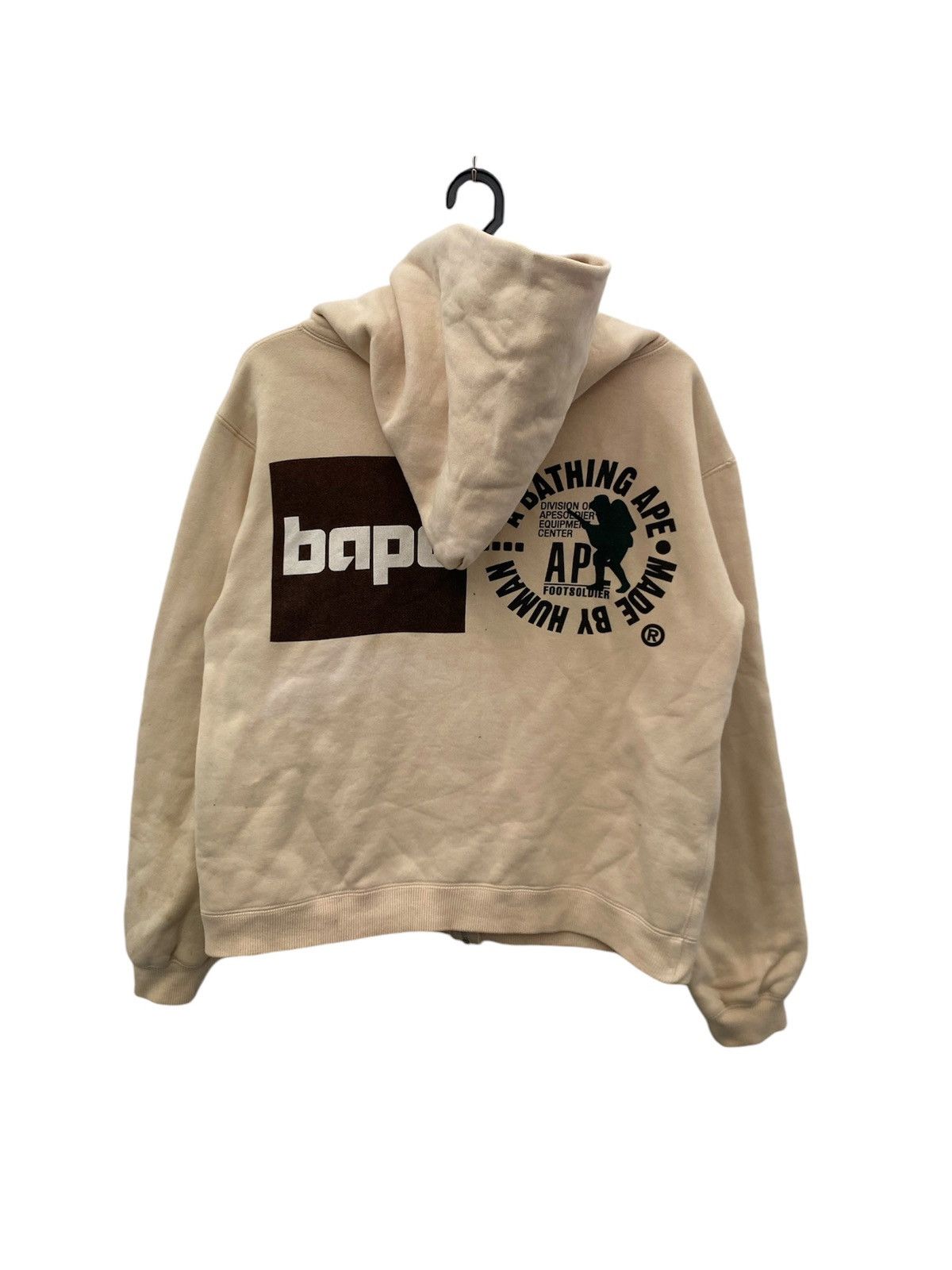 Bape BAPE vintage College logo full zip hoodie a bathing ape NIGO Size US M / EU 48-50 / 2 - 4 Thumbnail