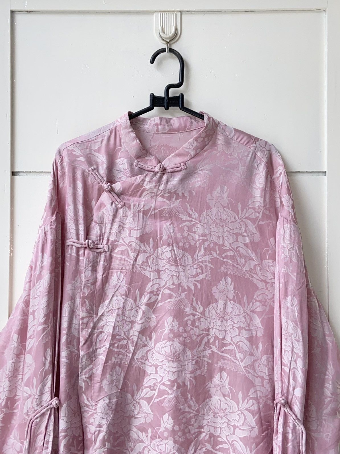 Designer × Japanese Brand Japanese Brand Chinese Traditional Pink Blouse Size L / US 10 / IT 46 - 9 Thumbnail