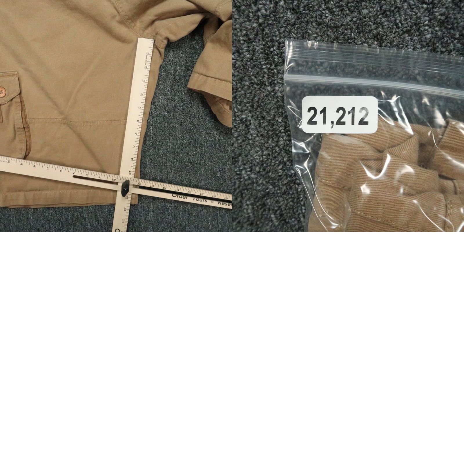 Coogi COOGI Shorts Mens 42 Khaki Brown Cargo Classic Fit Embroidered Size US 42 / EU 58 - 8 Thumbnail