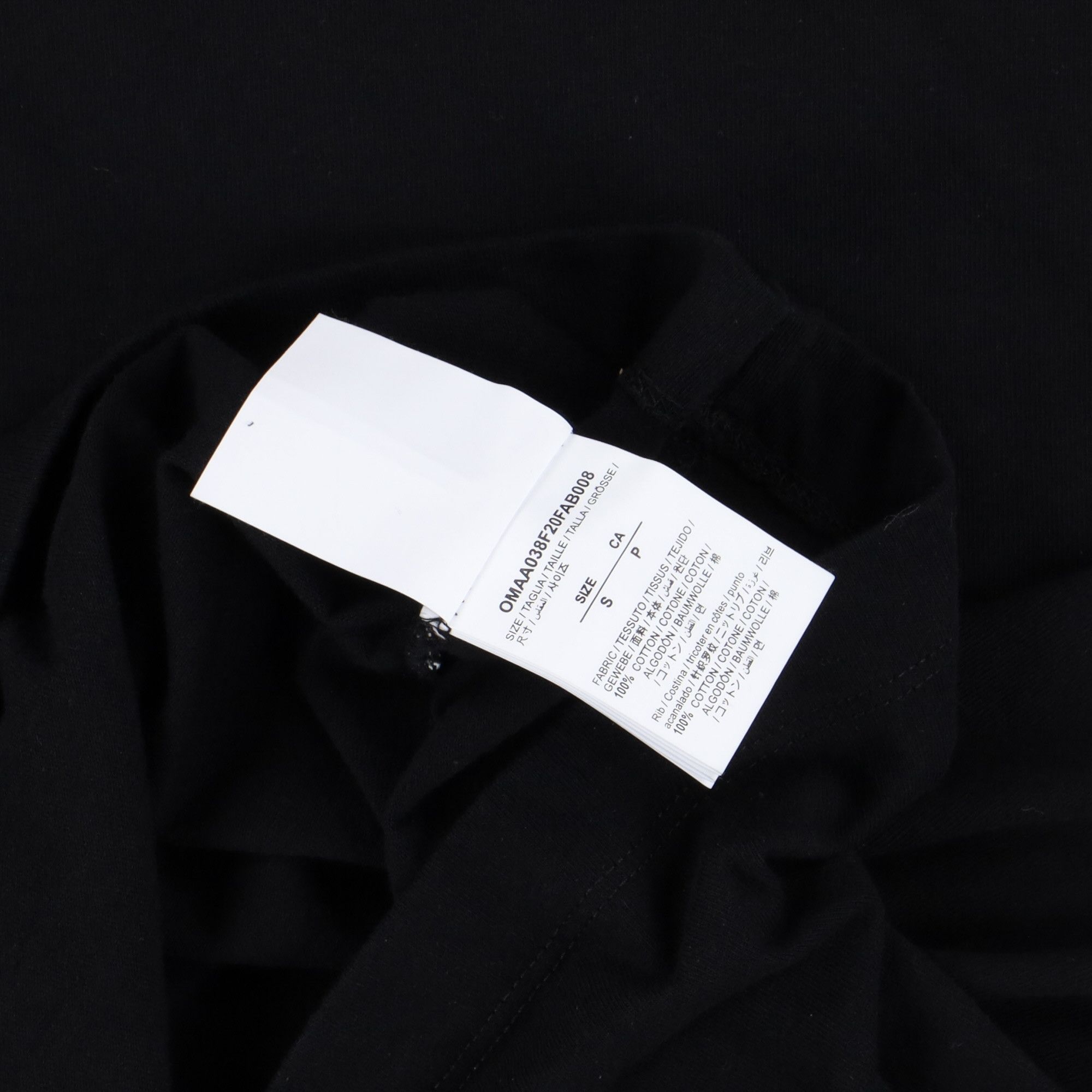 Off-White Black Cut Here Arrows Oversized T-Shirt Size US S / EU 44-46 / 1 - 7 Thumbnail