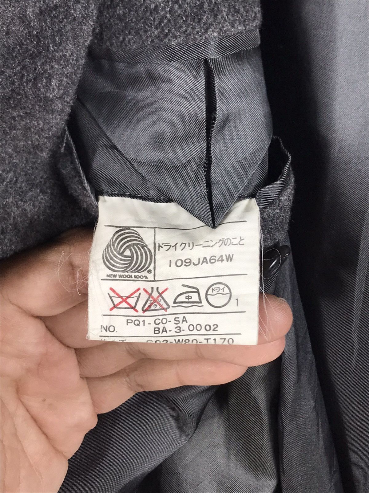 Yves Saint Laurent Yves Saint Laurent Diffusion Homme Vintage OverCoat Gray Size US M / EU 48-50 / 2 - 10 Thumbnail