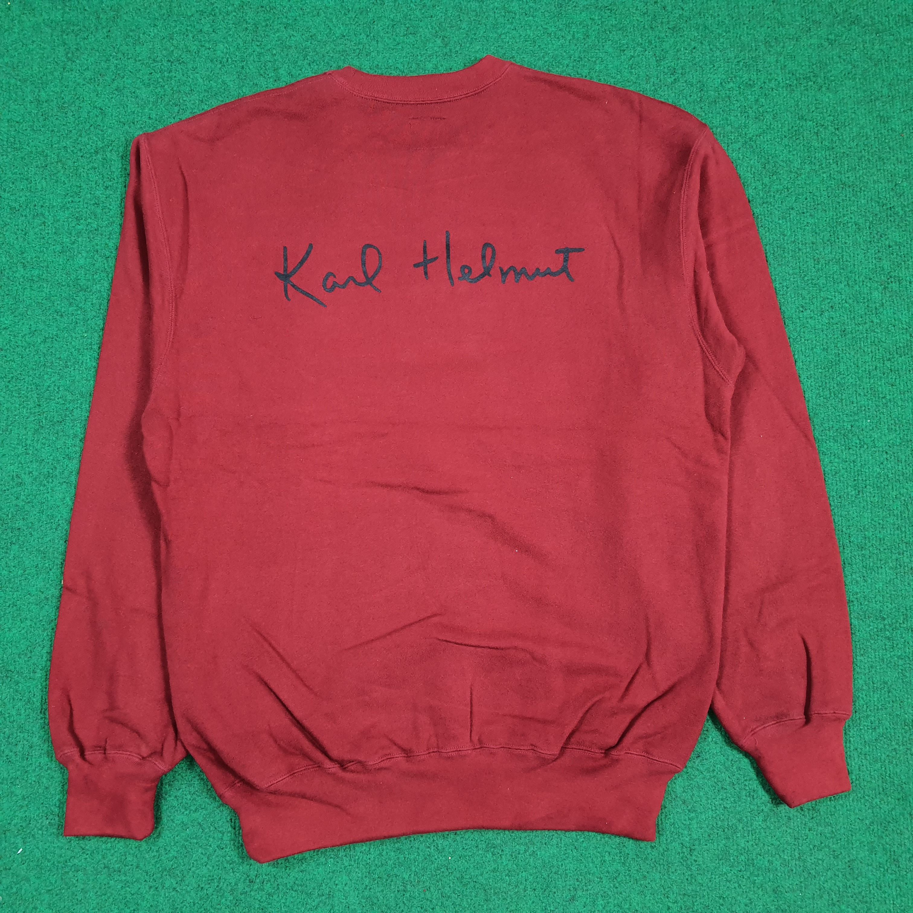 Karl Helmut Vintage Karl Helmut Designer Graphic Sweatshirt C295N3 Size US M / EU 48-50 / 2 - 3 Thumbnail