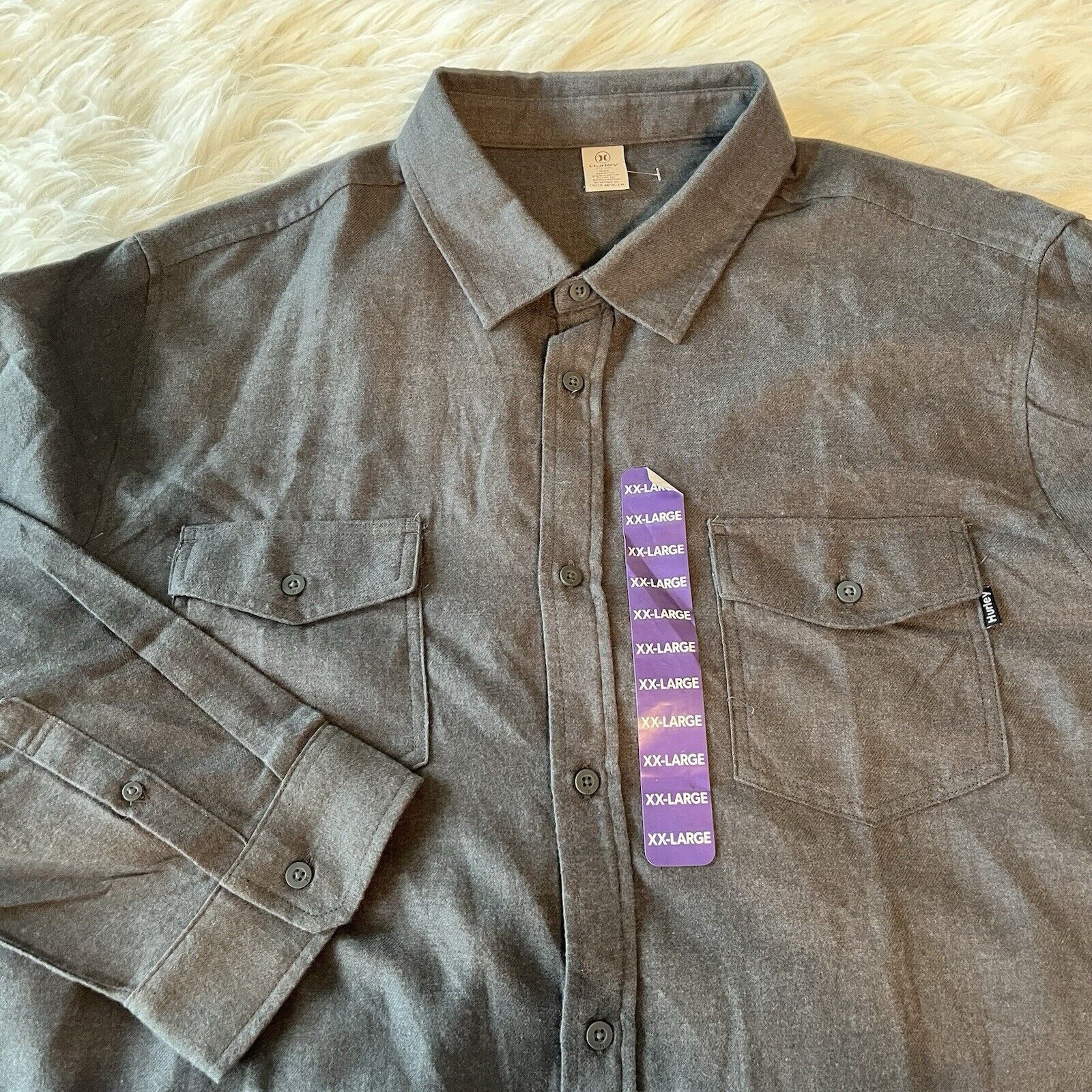 Hurley Hurley Ultra Soft Button Down Flannel Shirt Size US XXL / EU 58 / 5 - 1 Thumbnail