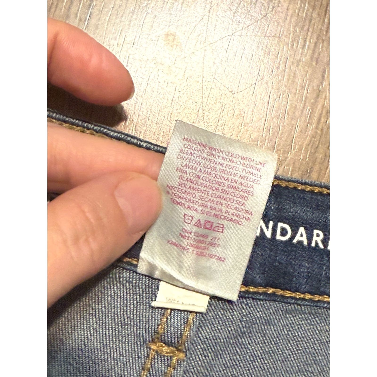 Vintage No Boundaries Jeans Women's 13 Blue Denim Skinny High Rise Pockets 5-Pocket Regular Rise Jeans Women's Size 34" / US 12 / IT 48 - 5 Thumbnail