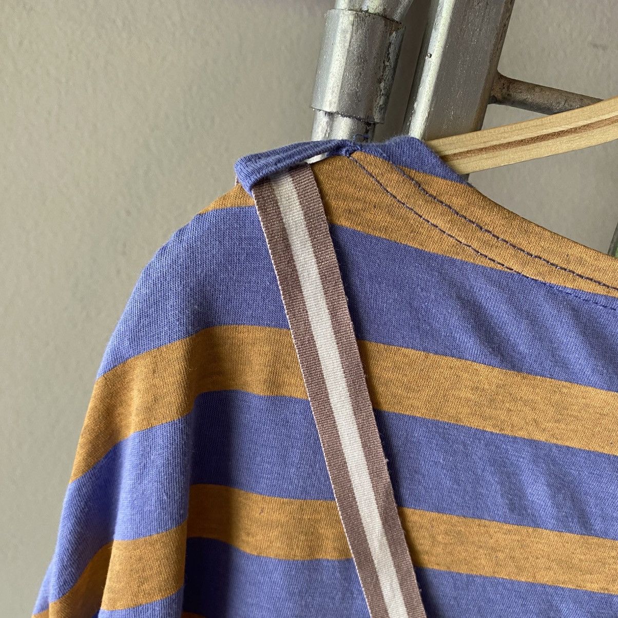 mercibeaucoup Mercibeaucoup, Purple & Yellow Striped Top by Merii Size L / US 10 / IT 46 - 5 Thumbnail
