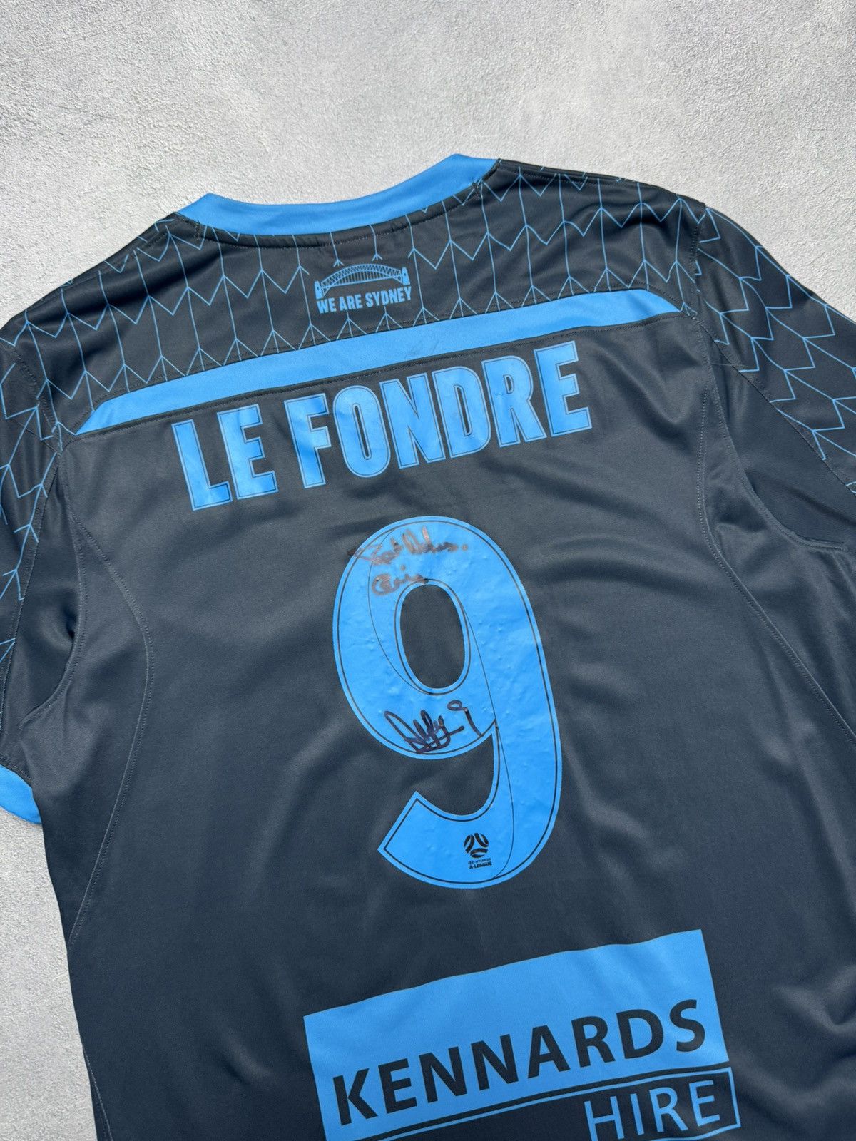 Under Armour Sydney 2019/21 Third Shirt Jersey Under Armour #9 Le Fondre Size US M / EU 48-50 / 2 - 10 Thumbnail