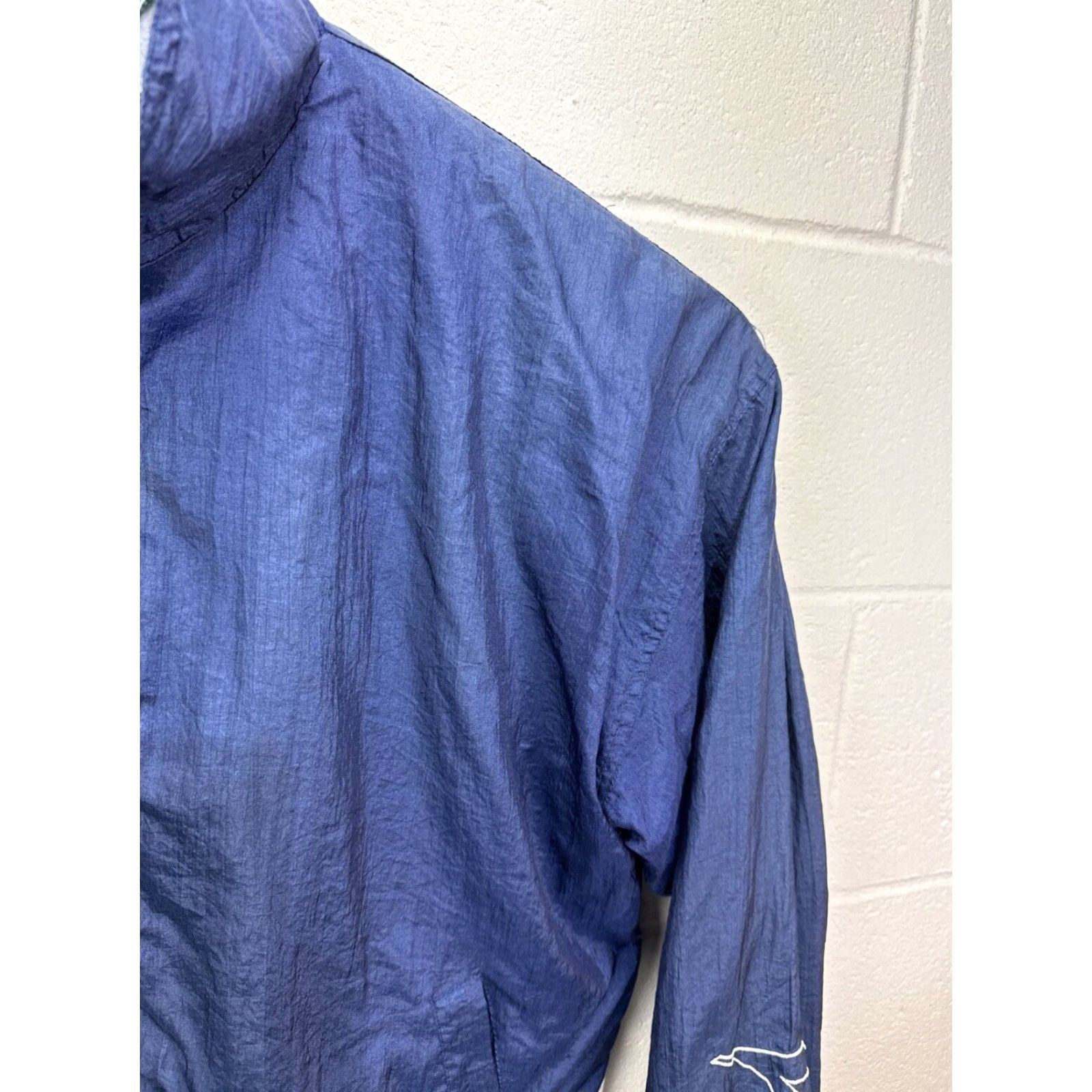Diadora VINTAGE Diadora Scudetto Jacket 90s Medium Blue Nylon Windbreaker Mens Size US M / EU 48-50 / 2 - 7 Thumbnail