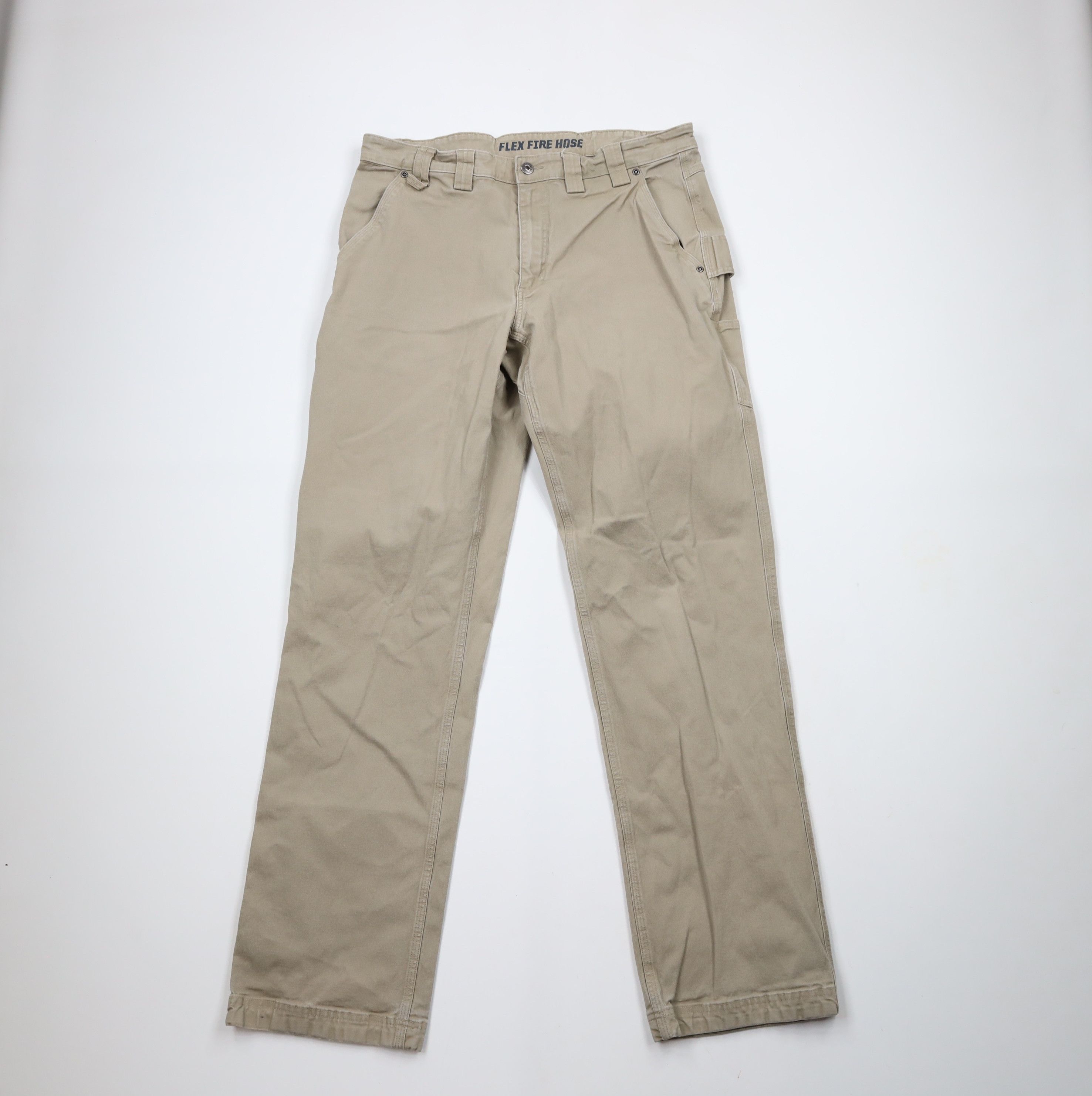 Duluth Trading Company × Vintage Duluth Trading Co Fit Flex Fire Hose Wide Leg Dungaree Pants Size US 36 / EU 52 - 1 Thumbnail