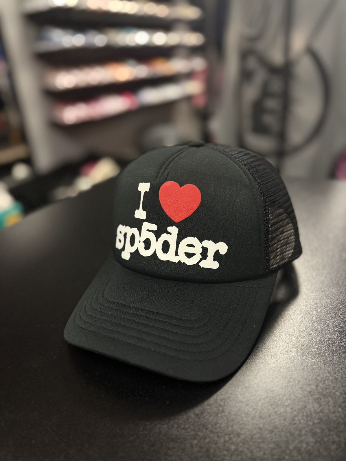 Sp5der SP5DER SnapBack Black “I Love SP5DER New Size ONE SIZE - 2 Thumbnail