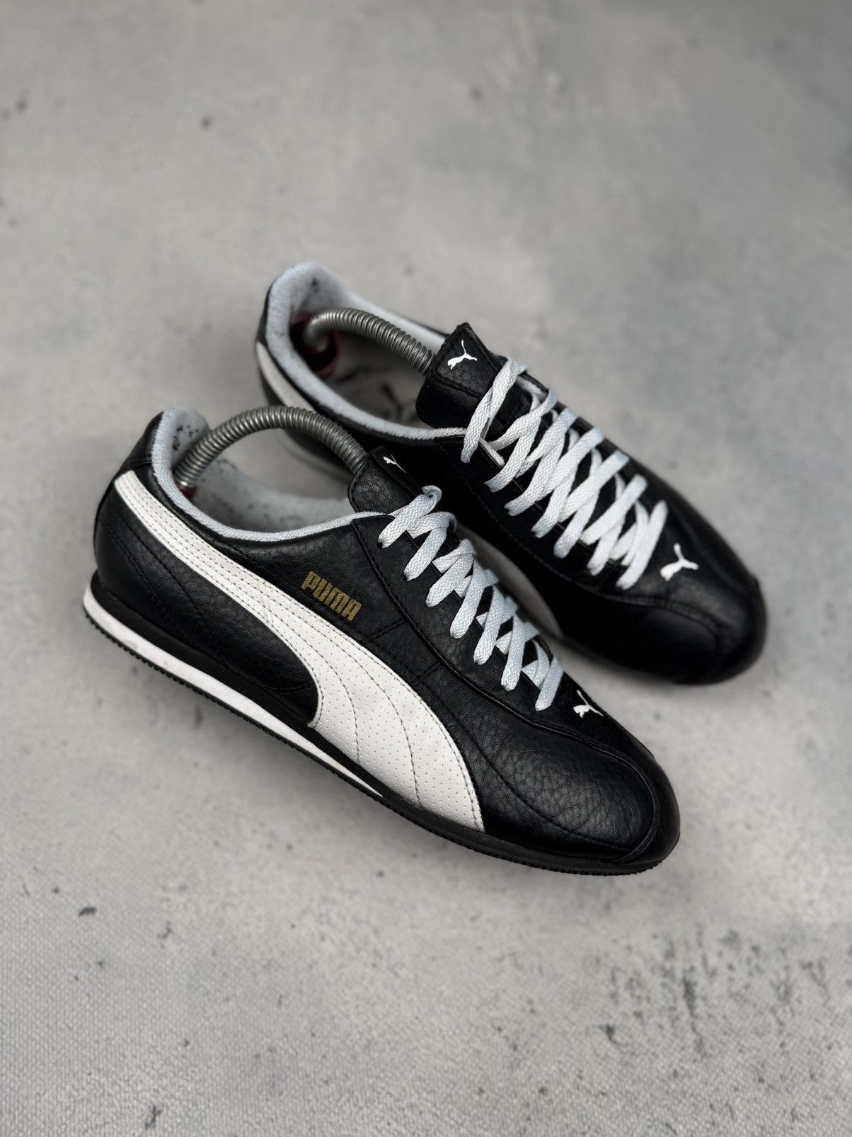 Puma Vintage Puma Esito TL JR Black White Leather Sneakers y2k Size US 6 / IT 36 - 3 Thumbnail