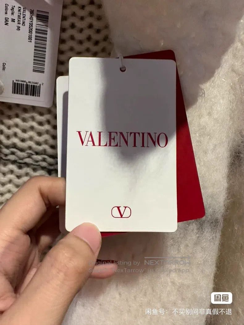 Valentino Valentino Men's milky mohair sweater cardigan Size US M / EU 48-50 / 2 - 5 Thumbnail