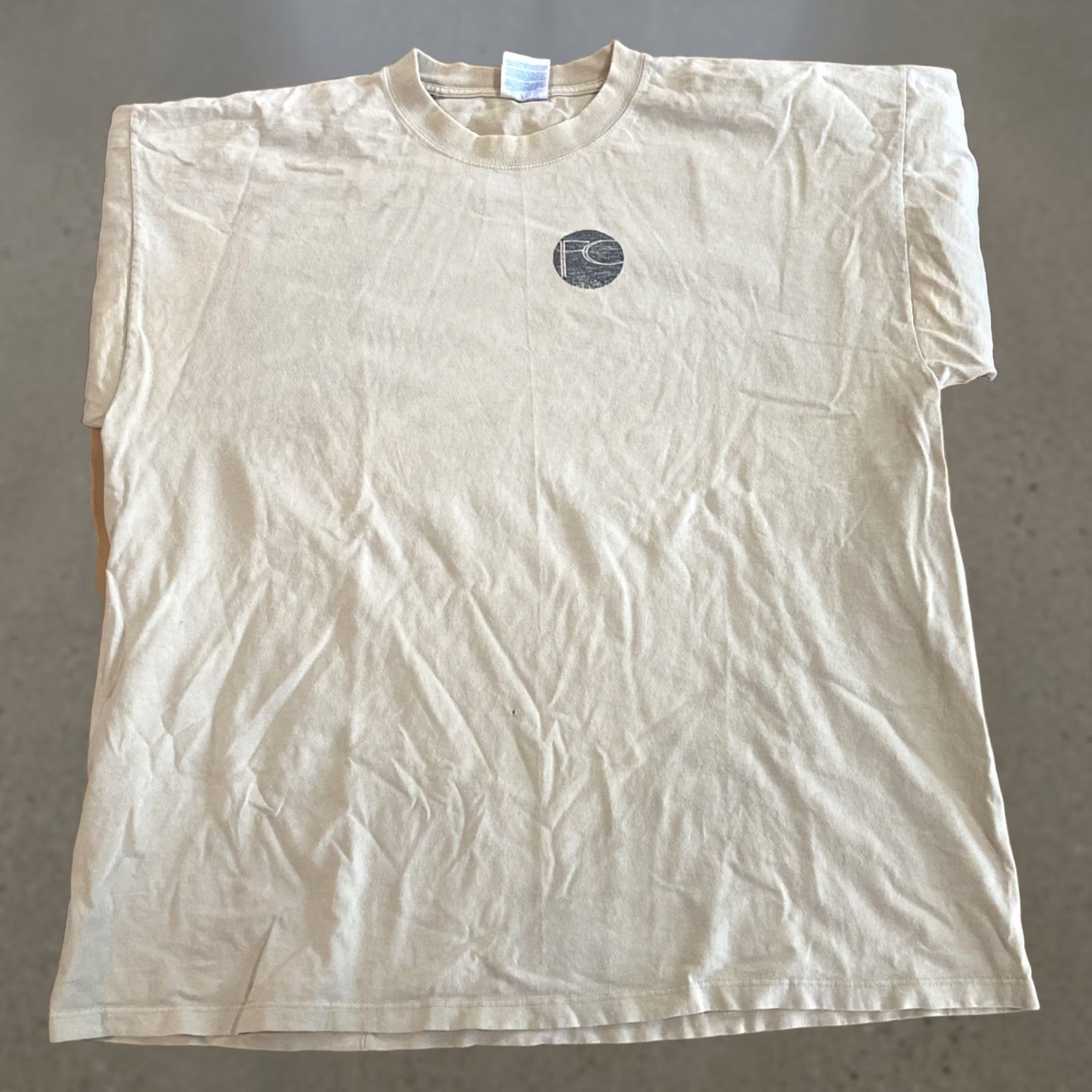Gildan Gildan T-Shirt Dirt Bike 90s Y2K White? brown? (Original: Vintage Y2K Dirt Bike Leonardo Da VInchi Quote Graphic Skyward Jump 2XL) Size US XL / EU 56 / 4 - 1 Thumbnail