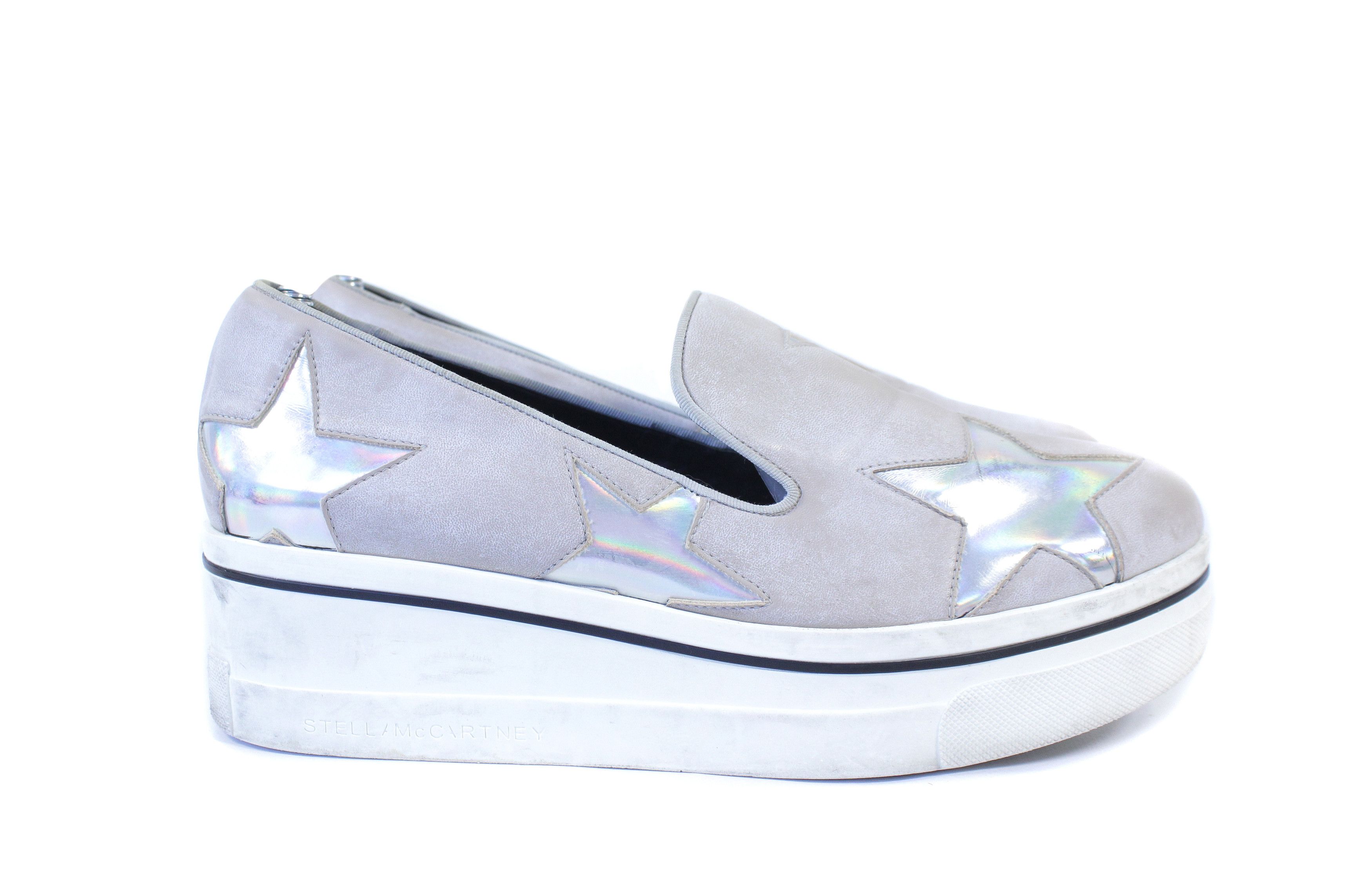 Stella McCartney Binx Stars Leather Slip Ons Size US 9 / IT 39 - 1 Thumbnail