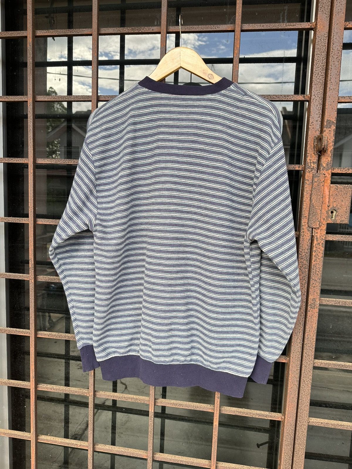 Golden Bear 👹Vintage Golden Bear Striped Pullover Crewneck Size US M / EU 48-50 / 2 - 6 Thumbnail