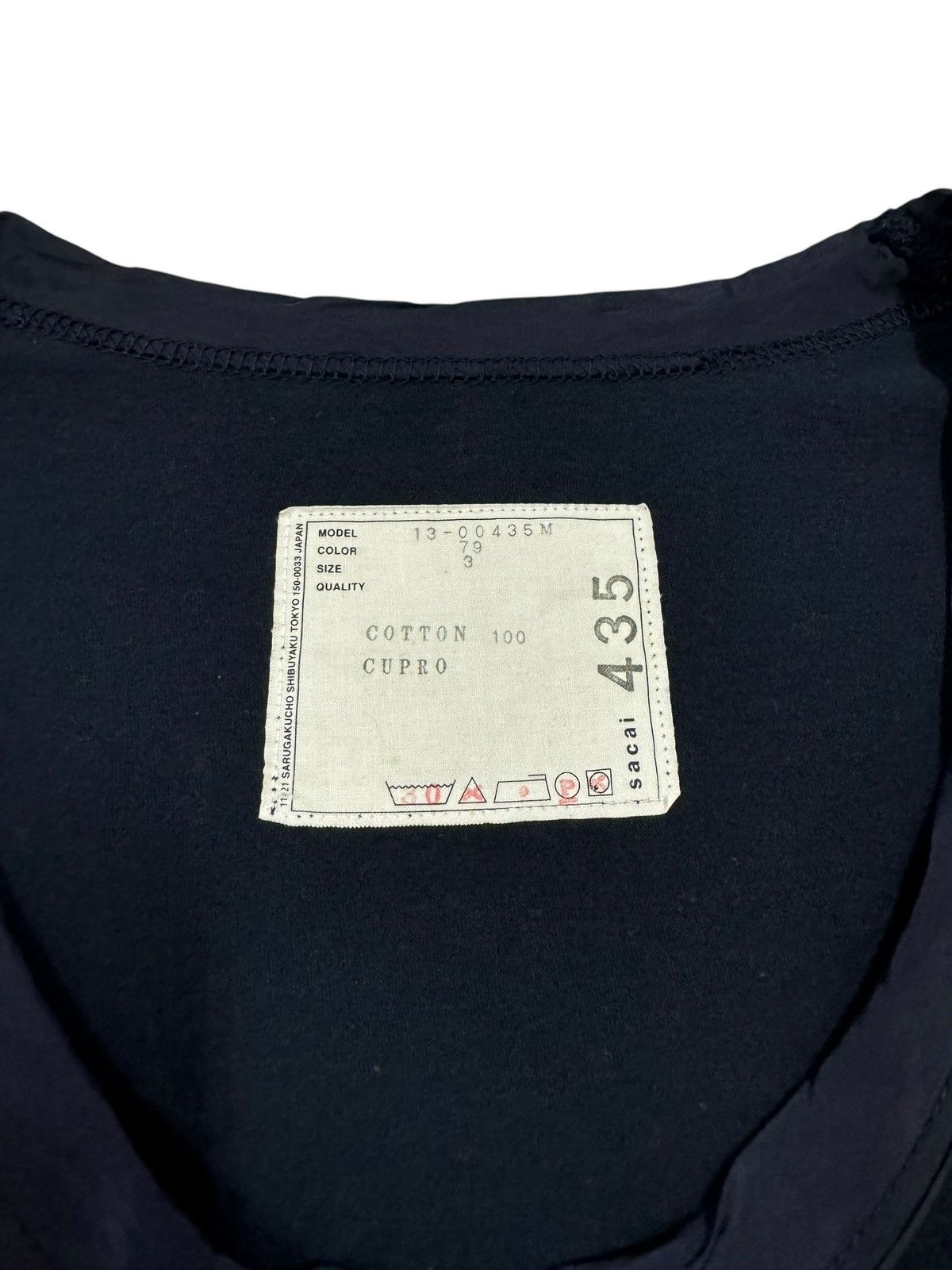 Sacai Sacai Pocket Tee Two Color Shirt Size US M / EU 48-50 / 2 - 8 Thumbnail