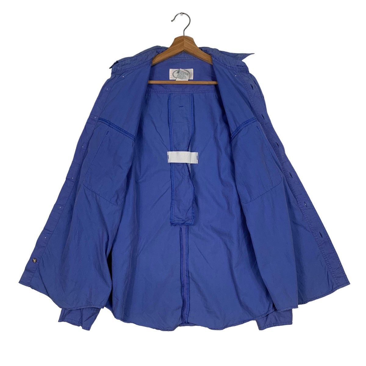 L.L. Bean L.L BEAN Blue Flannel / Button Up Shirt #0155-C8 Size US M / EU 48-50 / 2 - 12 Thumbnail