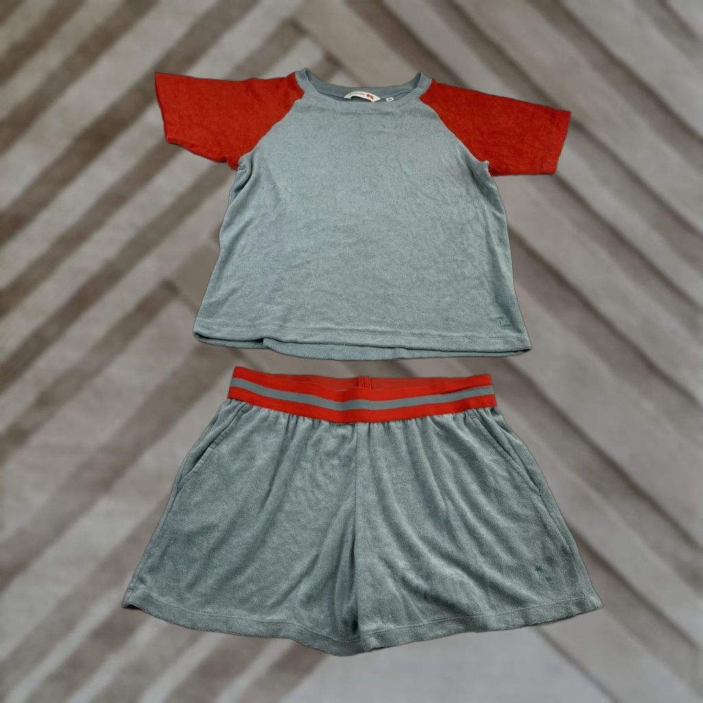 Uniqlo Uniqlo x tomas maier AIRism Cover Up Swim Beach Terry Suit Top Shirt Shorts Woman L Multicolor Size L / US 10 / IT 46 - 1 Thumbnail