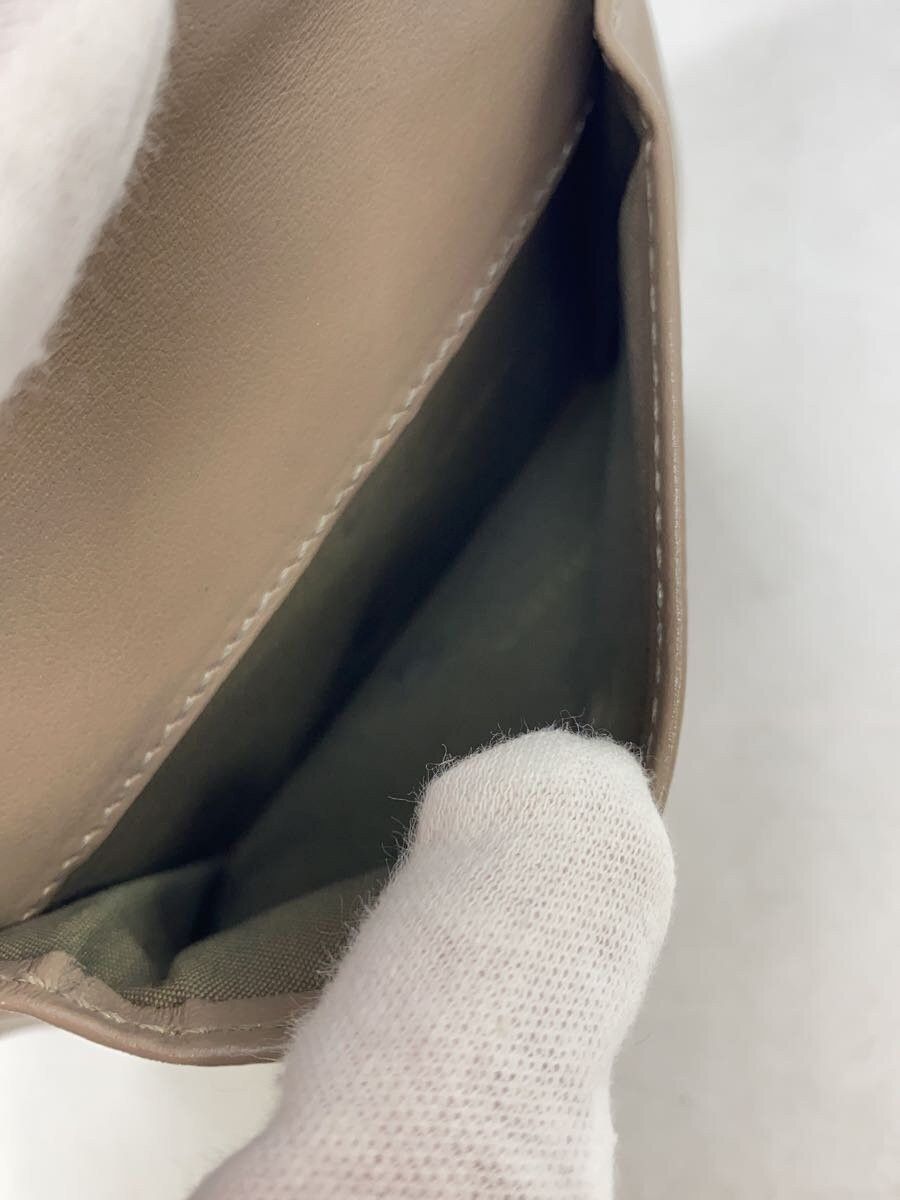 Fendi Fendi By The Way Leather Bi-Fold Wallet Beige Size ONE SIZE - 5 Thumbnail