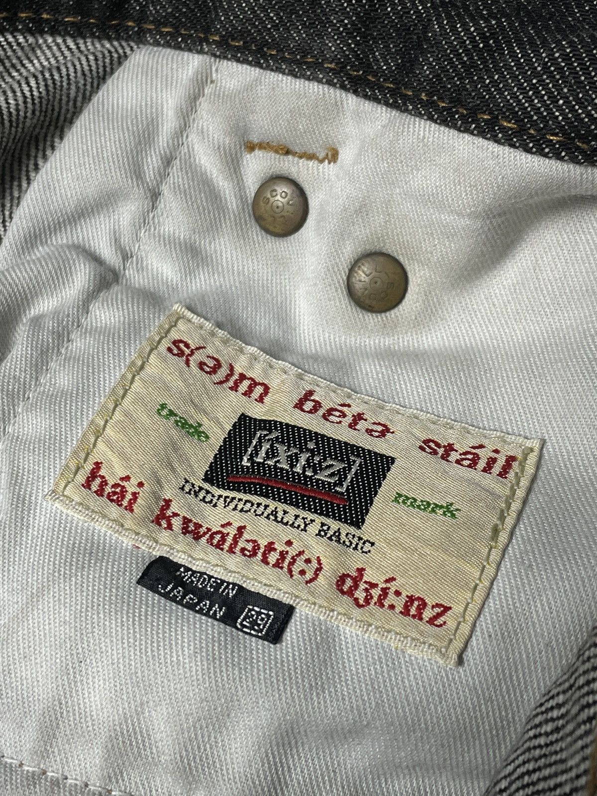 Studio D'Artisan 1990’s Íxi:z - Distressed Button Fly Denim Pants Size US 29 - 5 Thumbnail