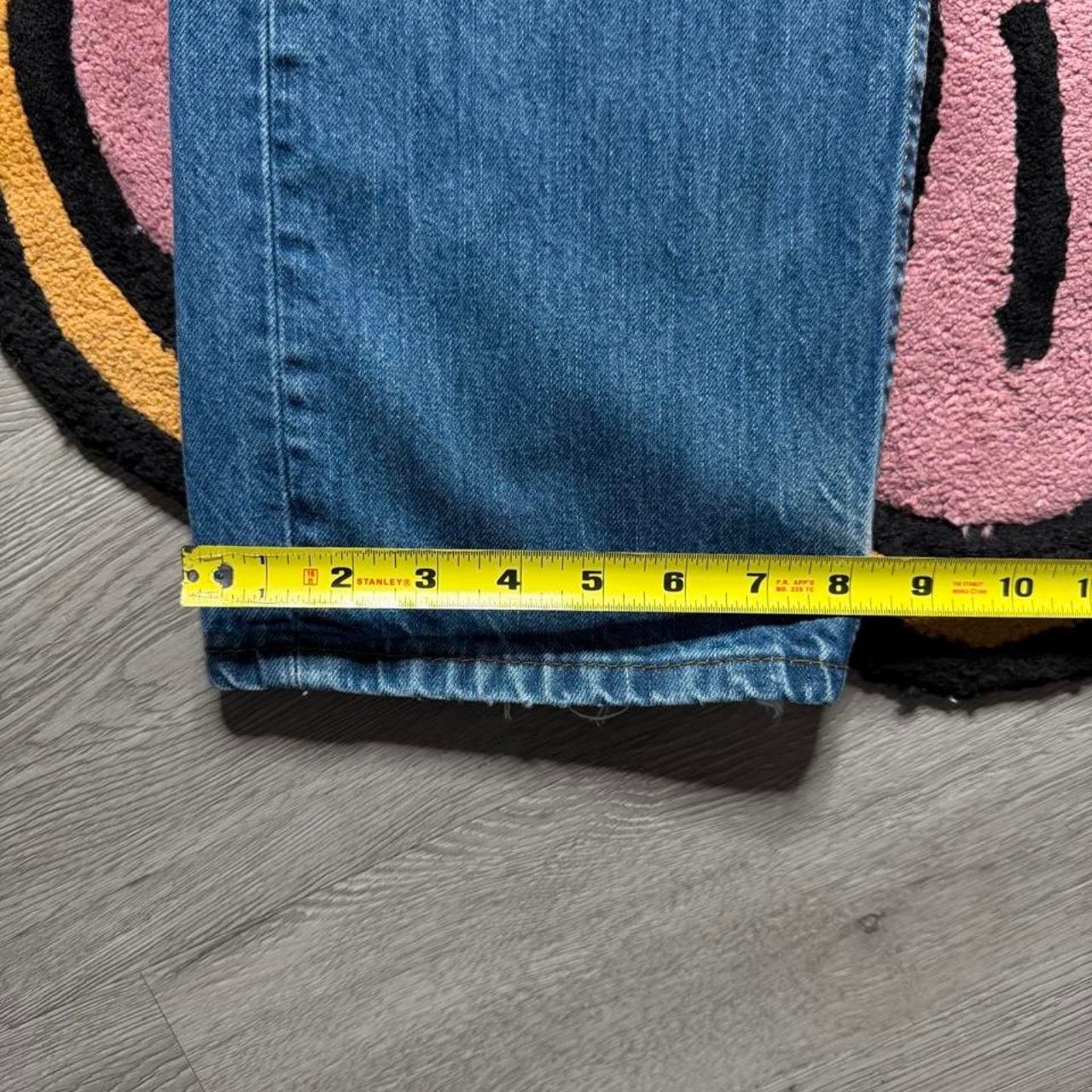 Levi's Levi’s Strauss 505 Regular Straight Leg Denim Jeans 36x30 Size US 36 / EU 52 - 6 Thumbnail
