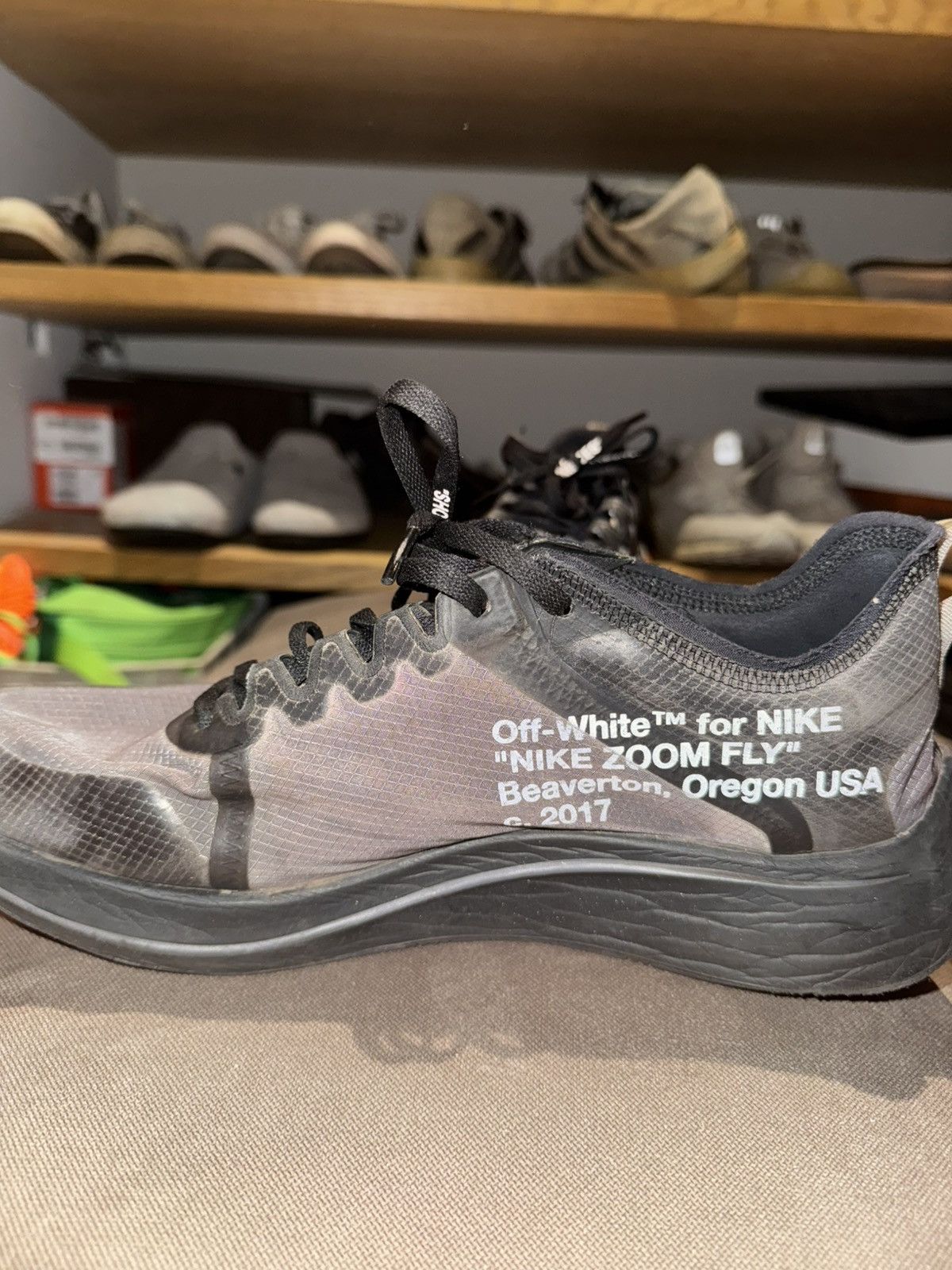 Nike × Off-White Off white zoom fly Size US 11 / EU 44 - 3 Thumbnail