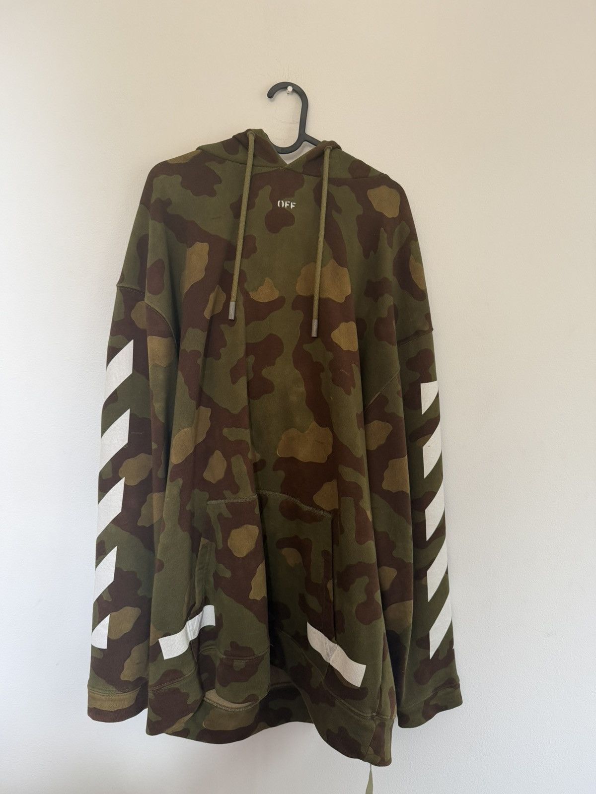 Off-White Off White Camouflage Hoodie Size US XL / EU 56 / 4 - 4 Thumbnail