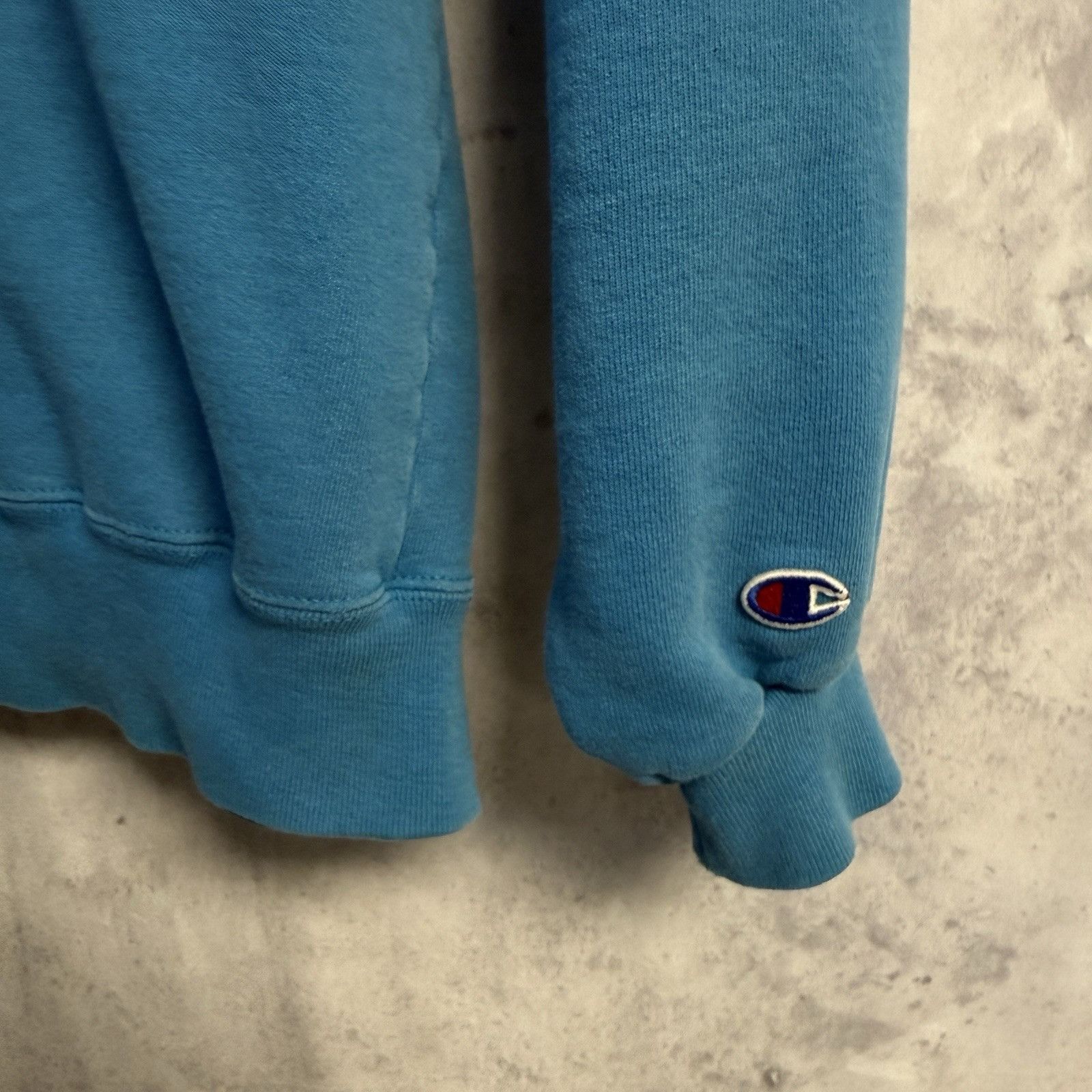 Champion Vintage 90s Champion Sweatshirt Mens M 19.5x22.5 Blue Single Size US M / EU 48-50 / 2 - 4 Thumbnail
