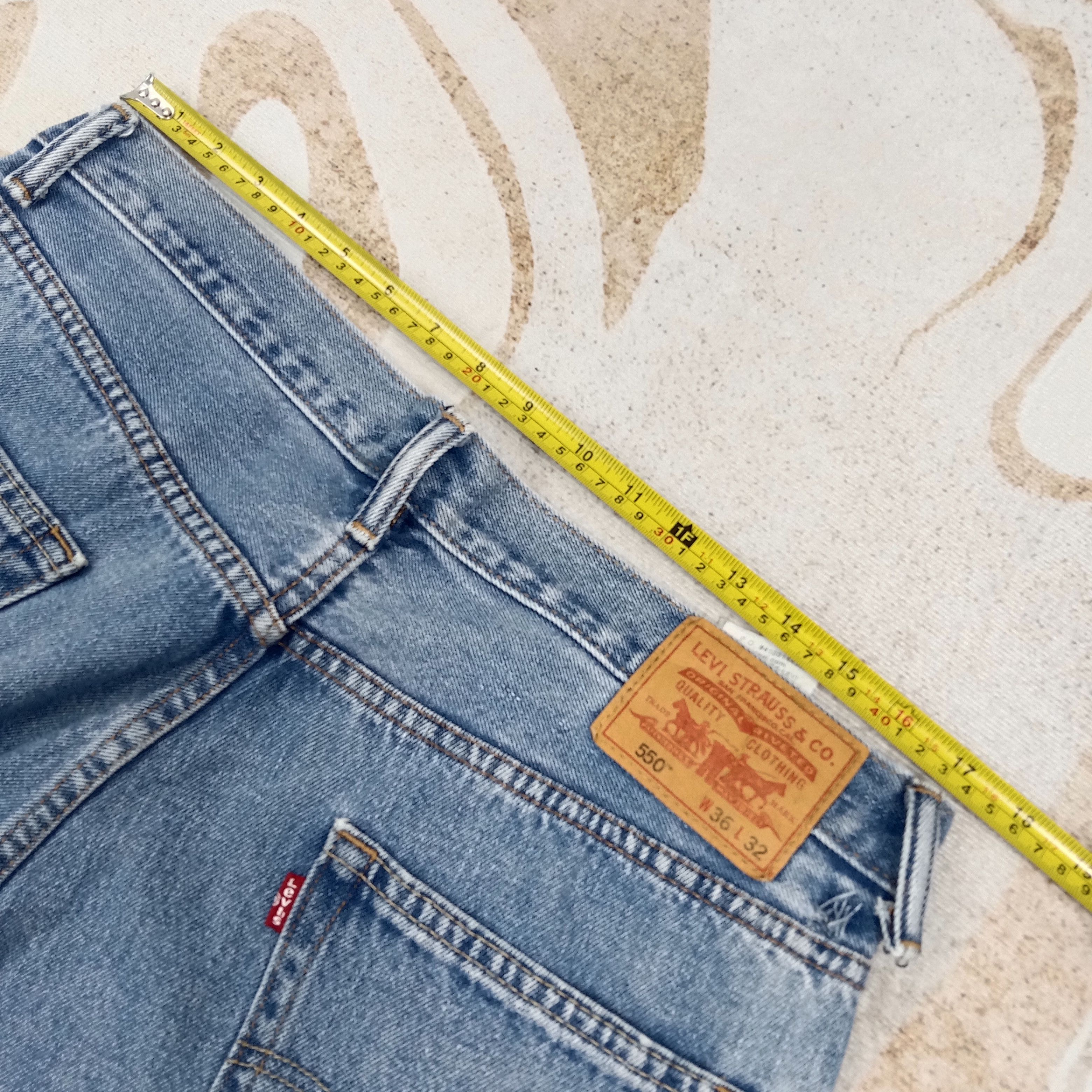 Levi's 90's Levi's 550 Distressed Style Denim Jeans C272N7 Size US 36 / EU 52 - 9 Thumbnail