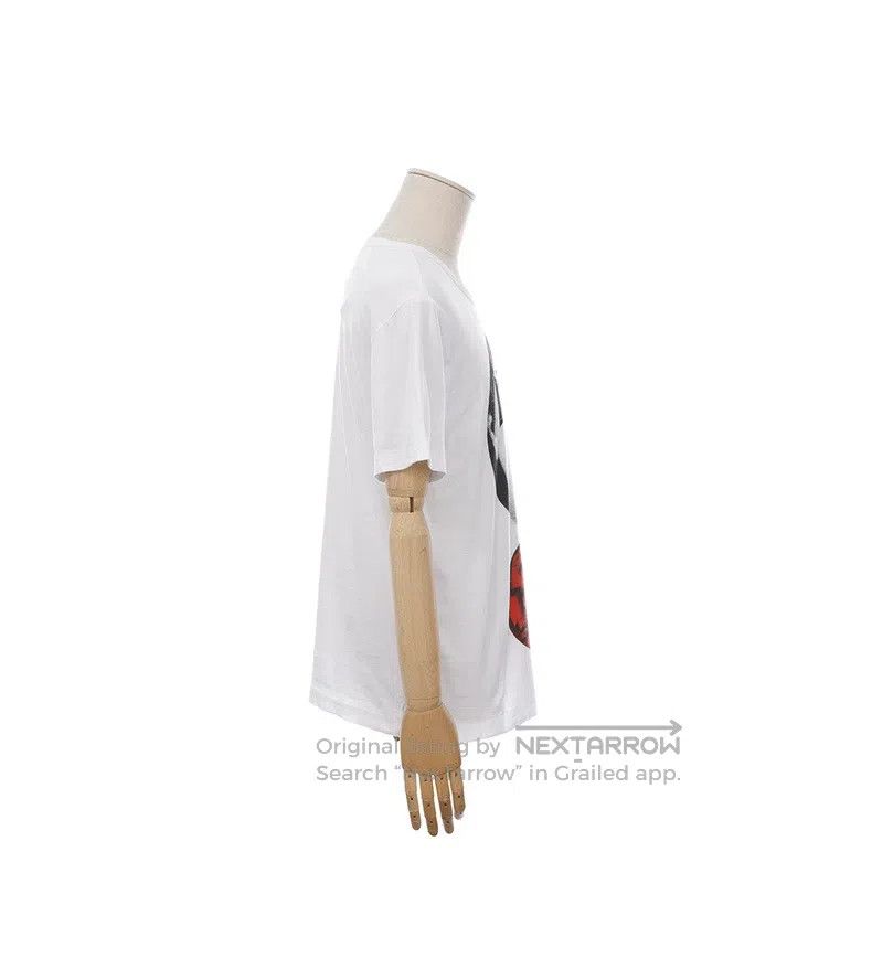 Comme des Garcons Comme Des Garcons Men's White Portrait Print Short Sleeve Size US M / EU 48-50 / 2 - 2 Thumbnail