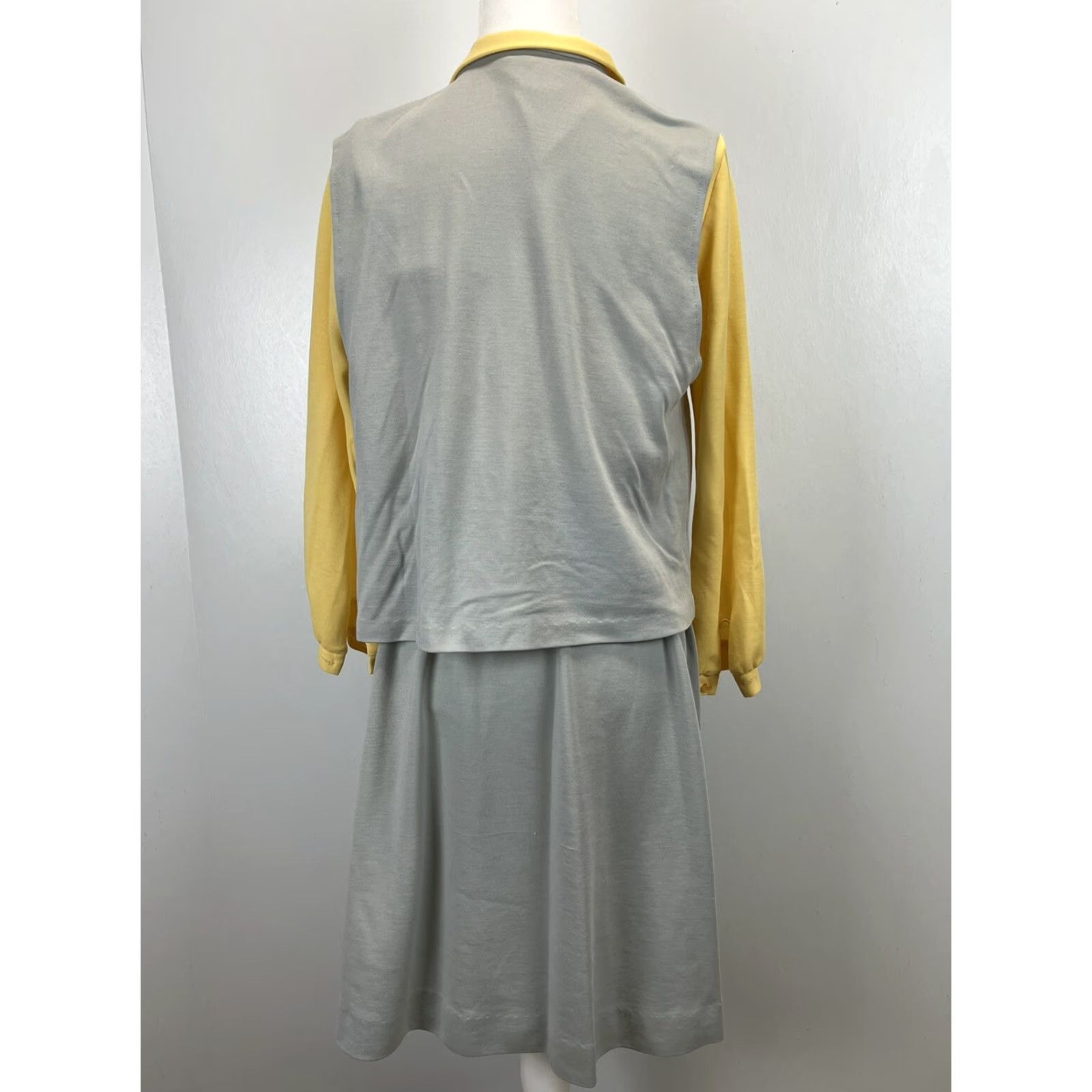 Vintage Vintage Sunshine Alley Dress Sz 12 GUC Vest Belt Mod 70’s Made In USA Size XL / US 12-14 / IT 48-50 - 3 Thumbnail
