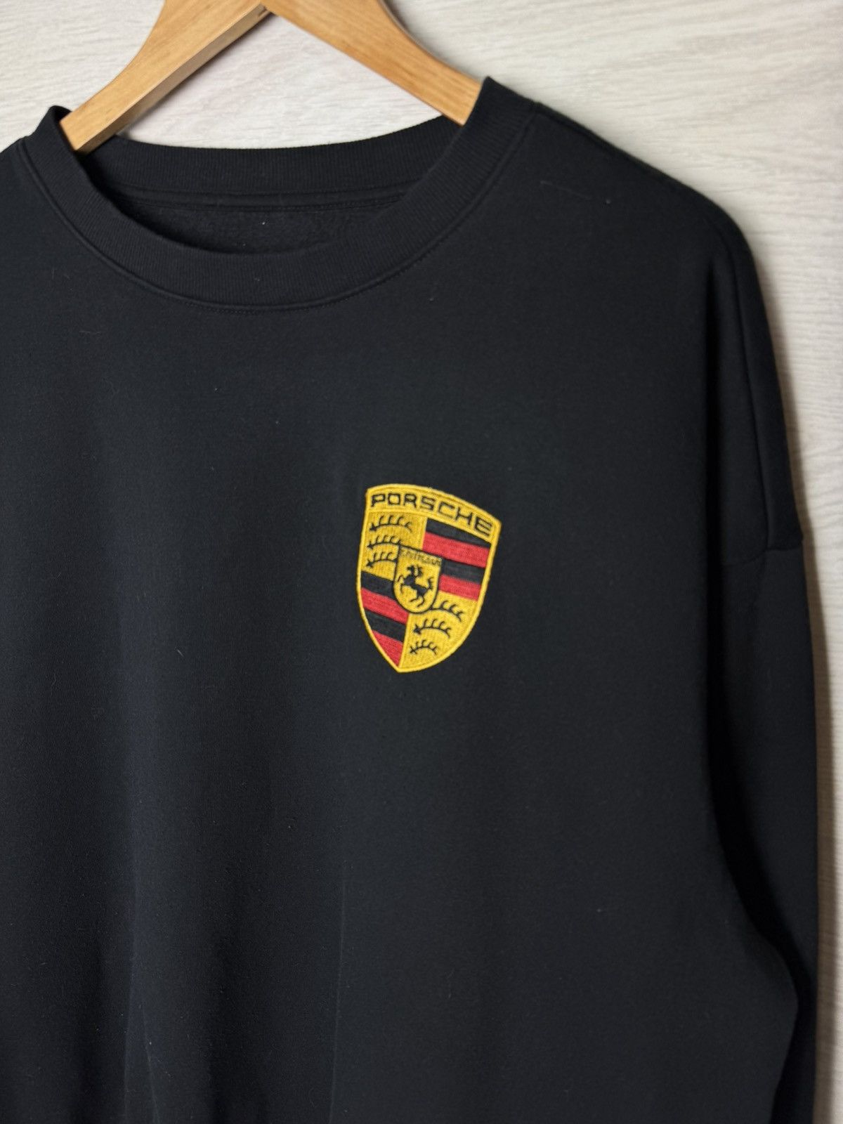 Vintage Vintage Porsche Logo Sweatshirt Racing Size US XL / EU 56 / 4 - 4 Thumbnail