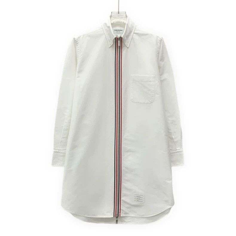 Thom Browne Thom Browne size0 Cotton turned-down collar long sleeve zip Size US XS / EU 42 / 0 - 1 Thumbnail