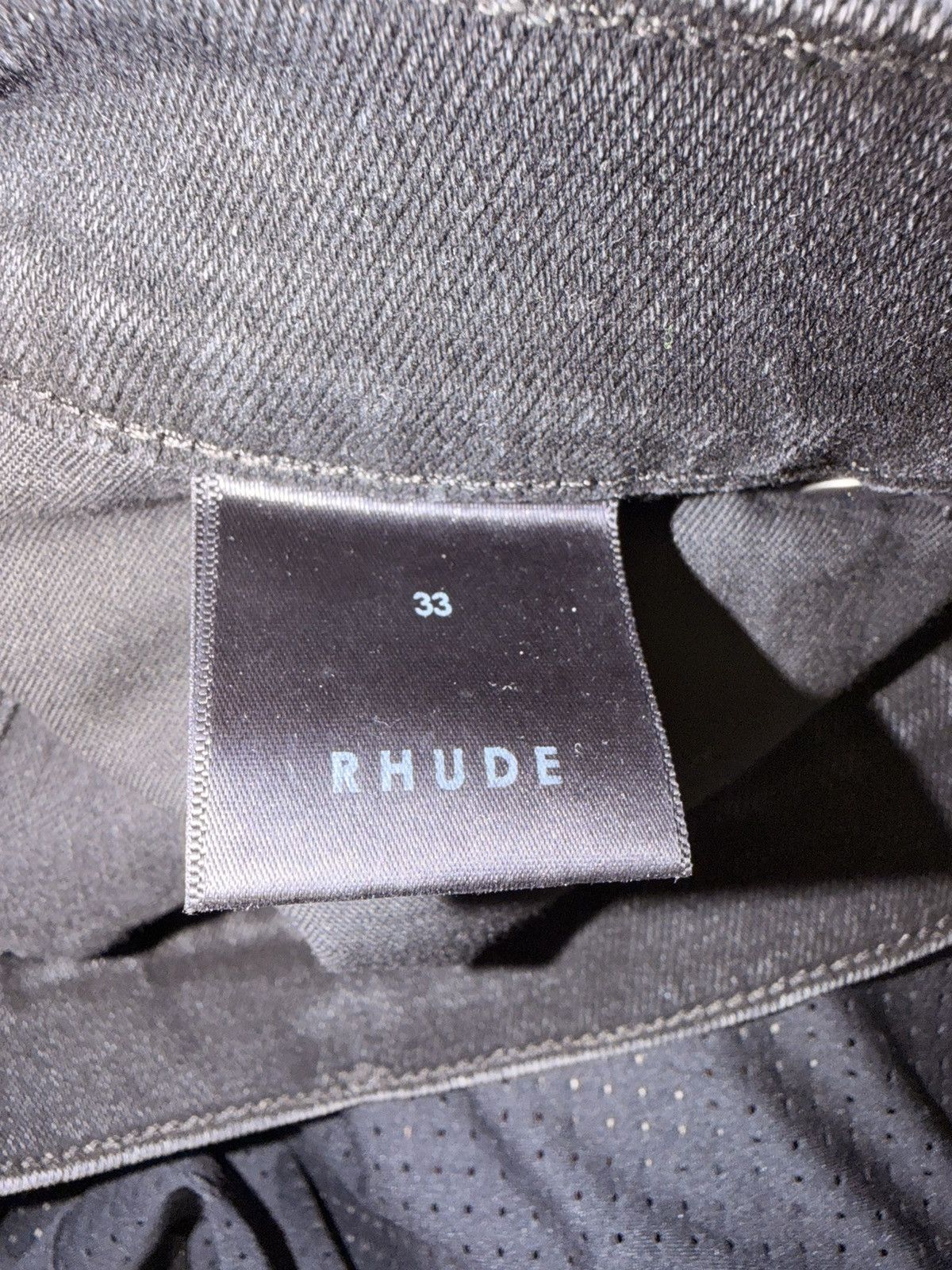 Rhude Rhude Black Snap Denim Jeans Size US 33 - 9 Thumbnail