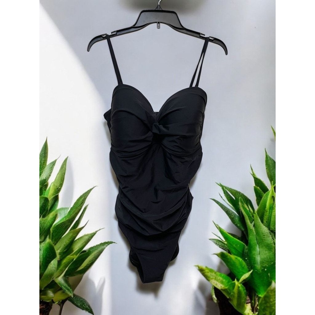 Unknown London RELLECIGA Black 1 Piece Bathing Suit Swimsuit 3XL Swimwear Size 3XL / US 20-22 - 1 Thumbnail