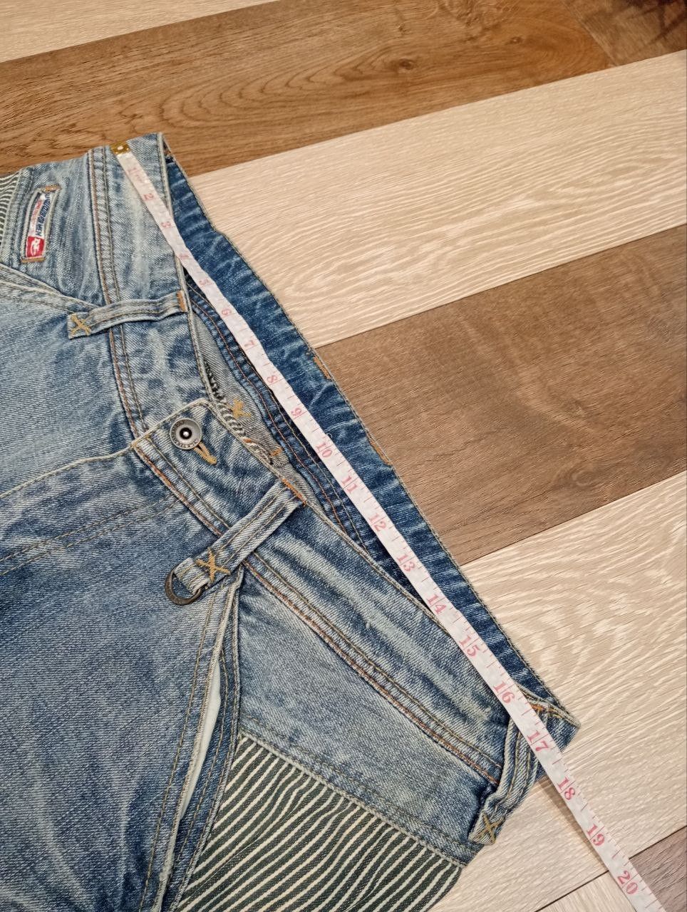 Nicole Club NICOLE CLUB FOR MEN JAPAN BLUE BAGGY DENIM PANTS Size US 35 - 15 Thumbnail
