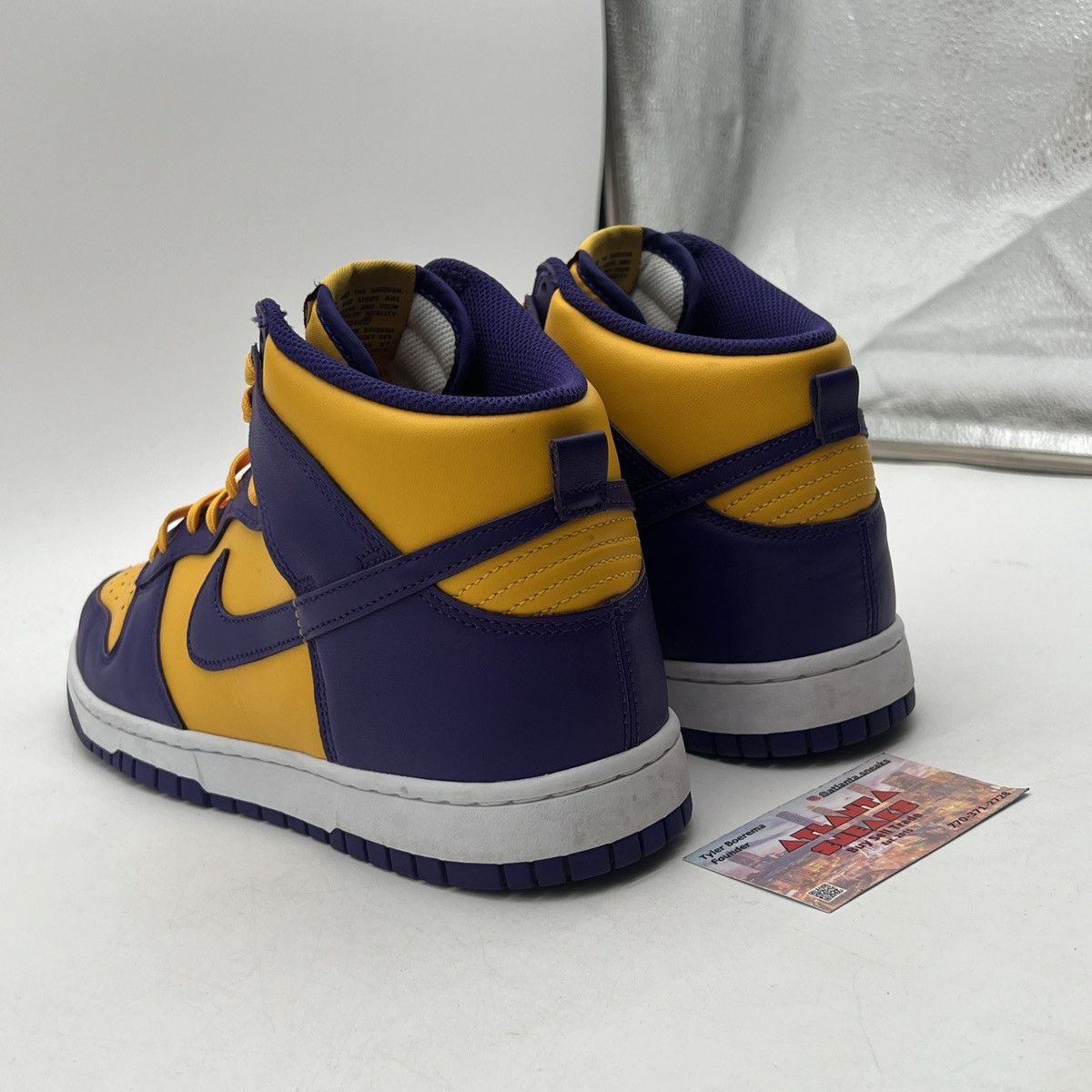 Nike Nike dunk high lakers Size US 11 / EU 44 - 4 Thumbnail