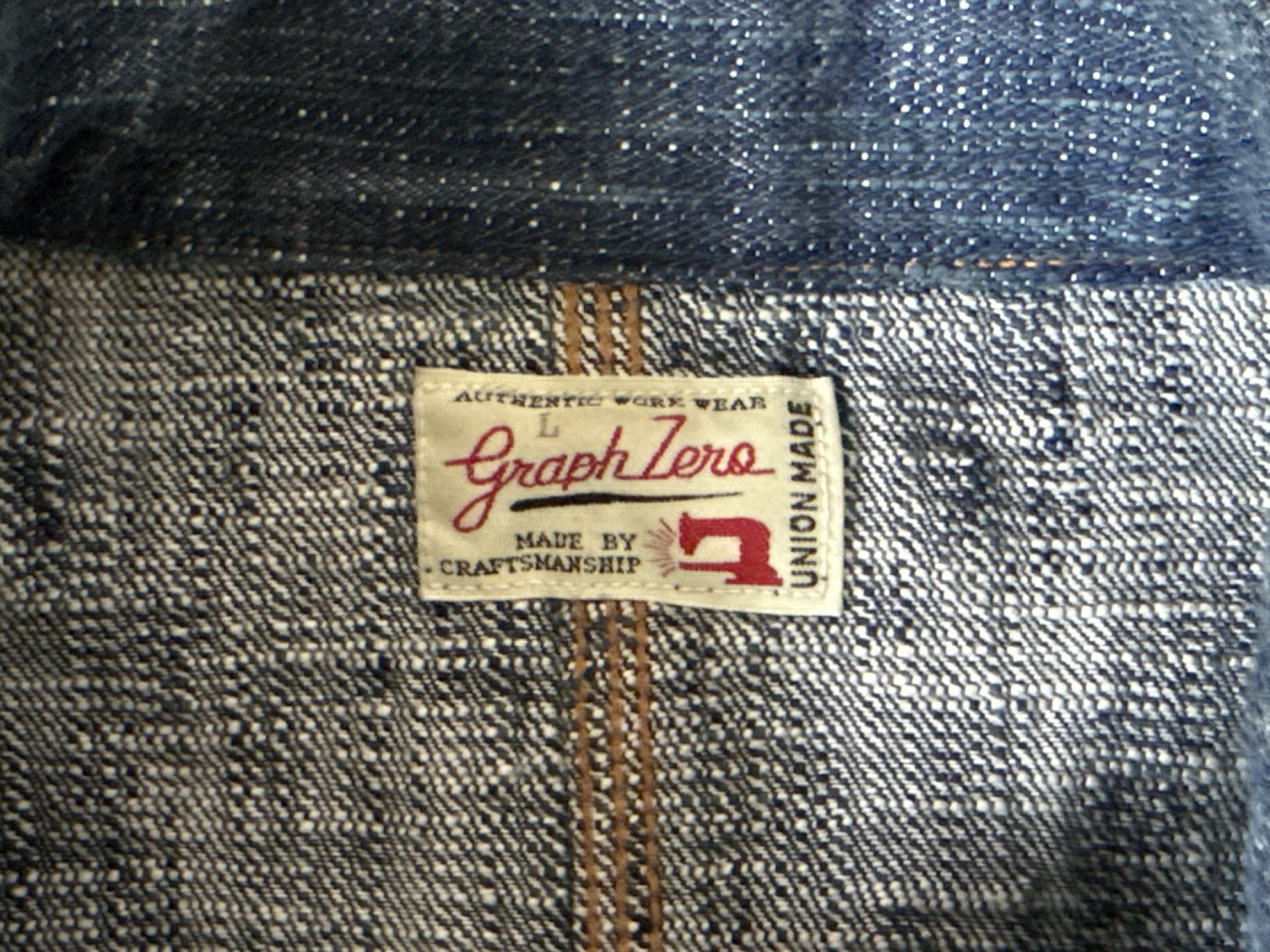 Other graphzero GZ-KSCA-G.ID 15OZ KASE DYED COVERALL - Large (40) Size US L / EU 52-54 / 3 - 4 Thumbnail