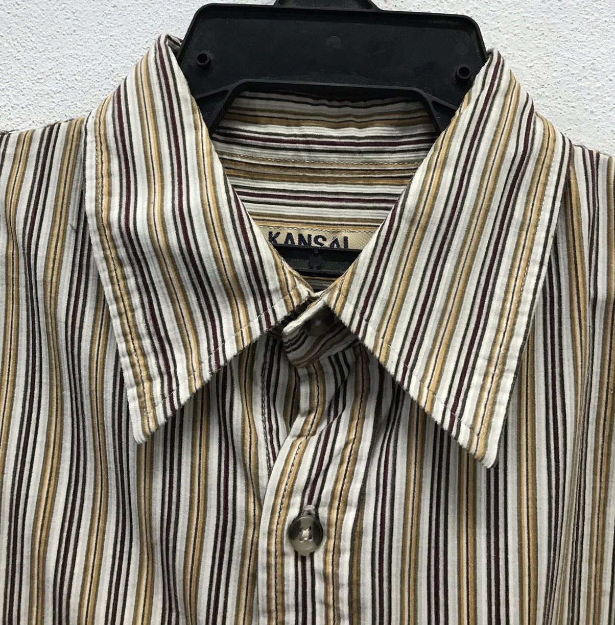 Kansai Yamamoto × Vintage Vintage Kansai Jeans Long Sleeve Shirt Button Up Size US M / EU 48-50 / 2 - 3 Thumbnail