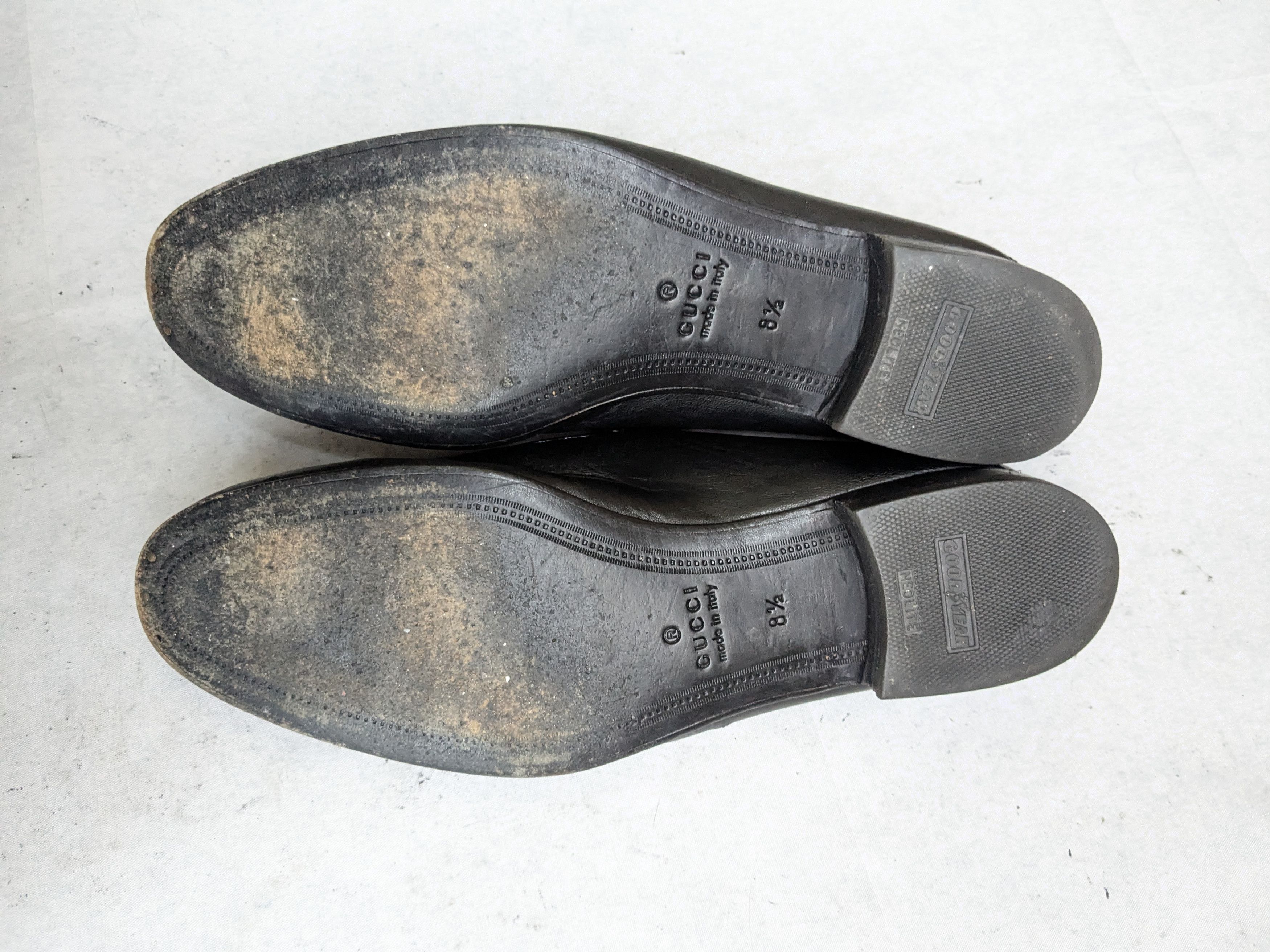 Gucci Gucci Horsebit Loafers Black Leather Snake 9 Slip Ons Size US 9 / EU 42 - 11 Thumbnail