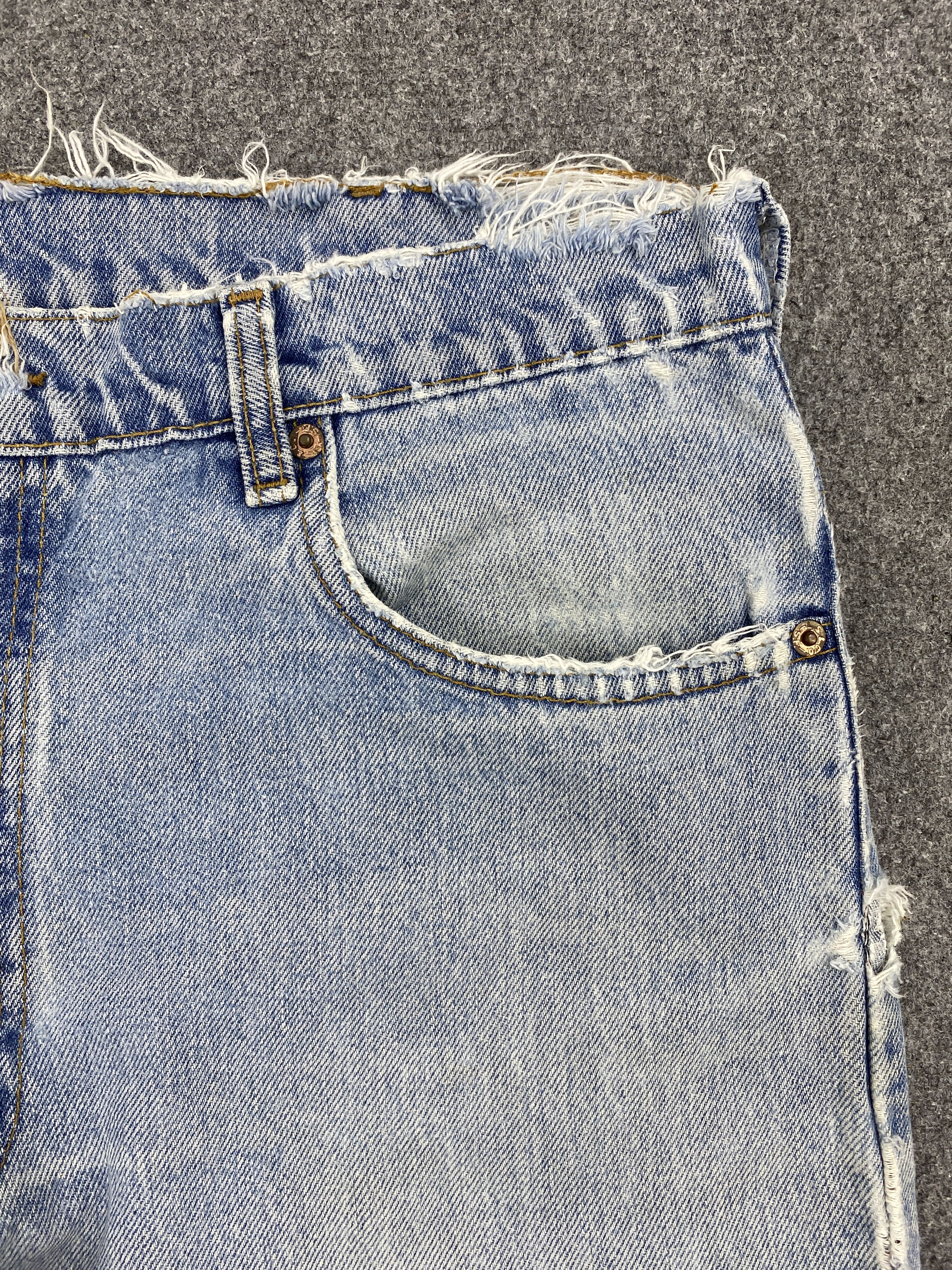 Levi's × Vintage Vintage 90s Levis 550 Light Washed Jeans Size US 34 / EU 50 - 11 Thumbnail