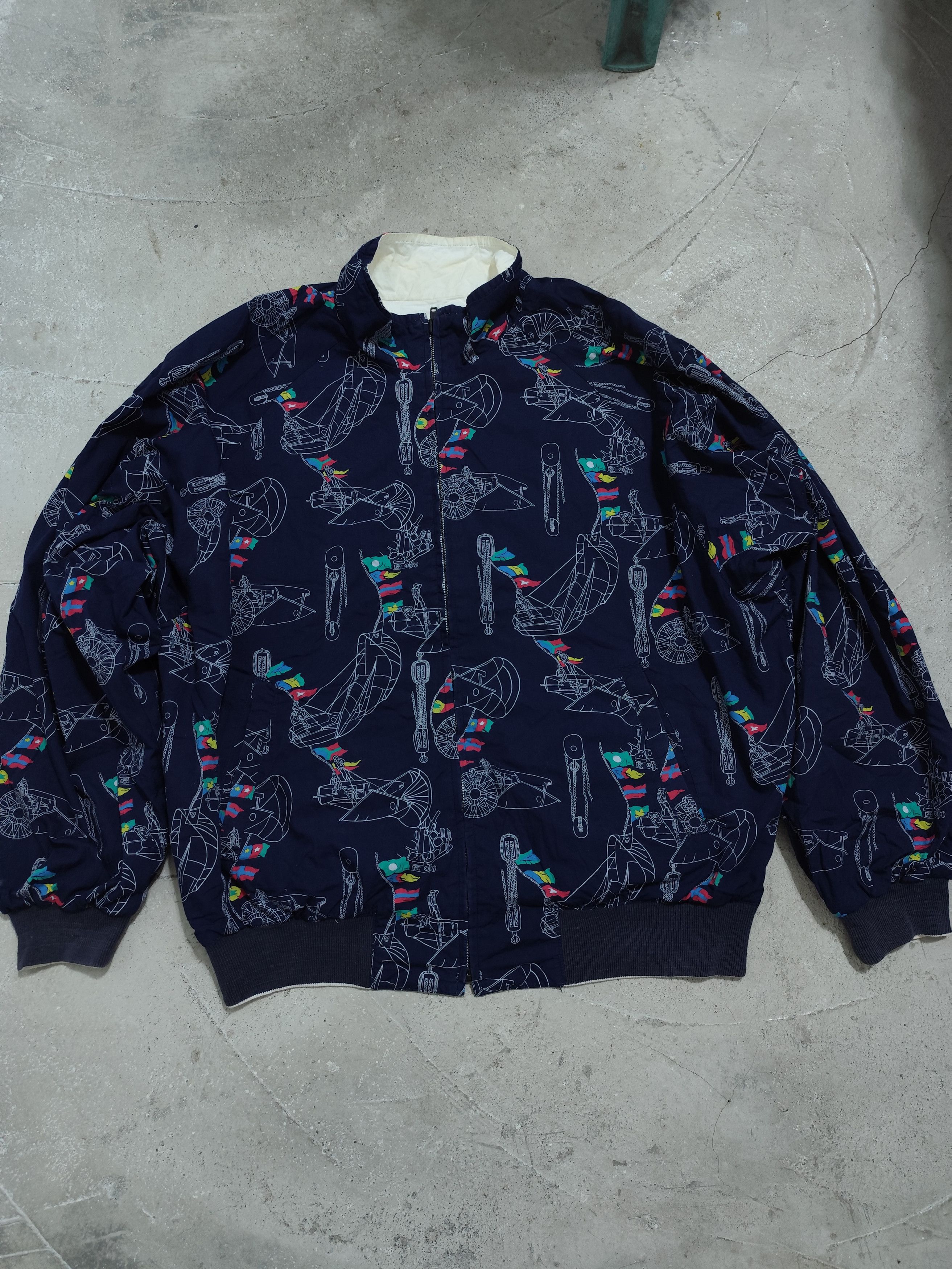 Nautica VINTAGE NAUTICA REVERSIBLE JACKET YACHT CLUB Size US XL / EU 56 / 4 - 1 Thumbnail