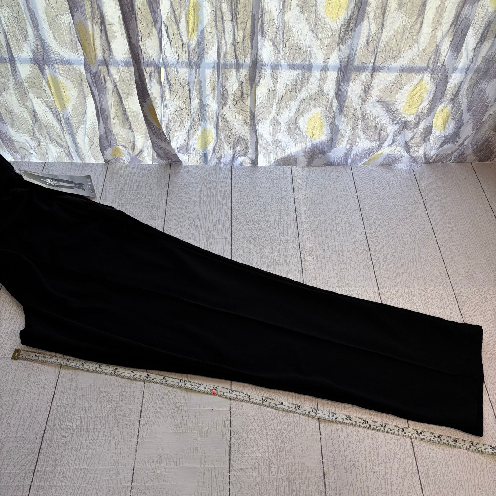 Other Lee Riders Black Slim Fit Knit Ankle Pants Size 12 NWT Size 34" / US 12 / IT 48 - 9 Thumbnail