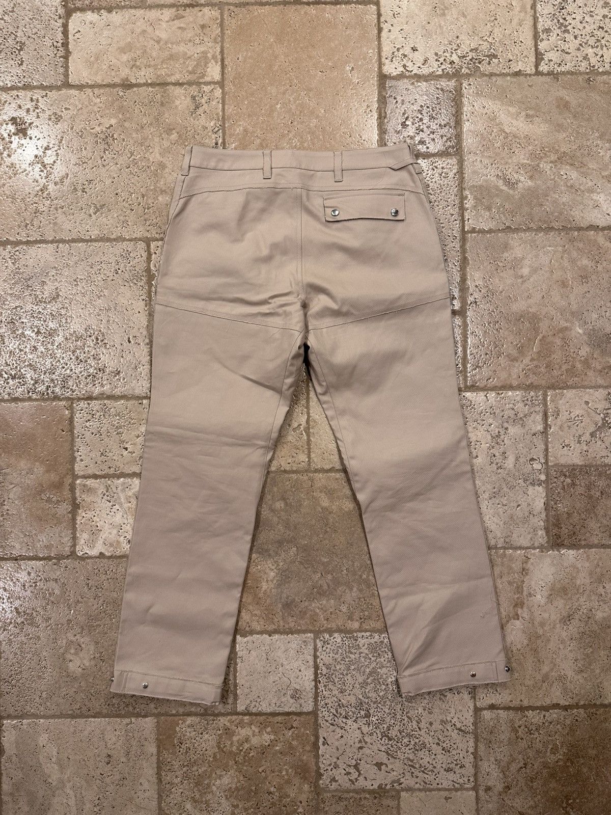 Burberry Burberry Embroidered Logo Tactical Tan Carmelo Cargo Pants Size US 33 - 9 Thumbnail